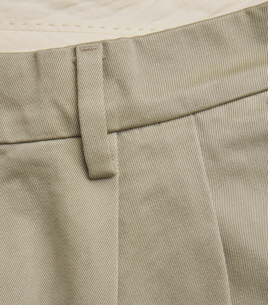 Barena Mens Cotton Gabardine Trousers Salvia Image 6