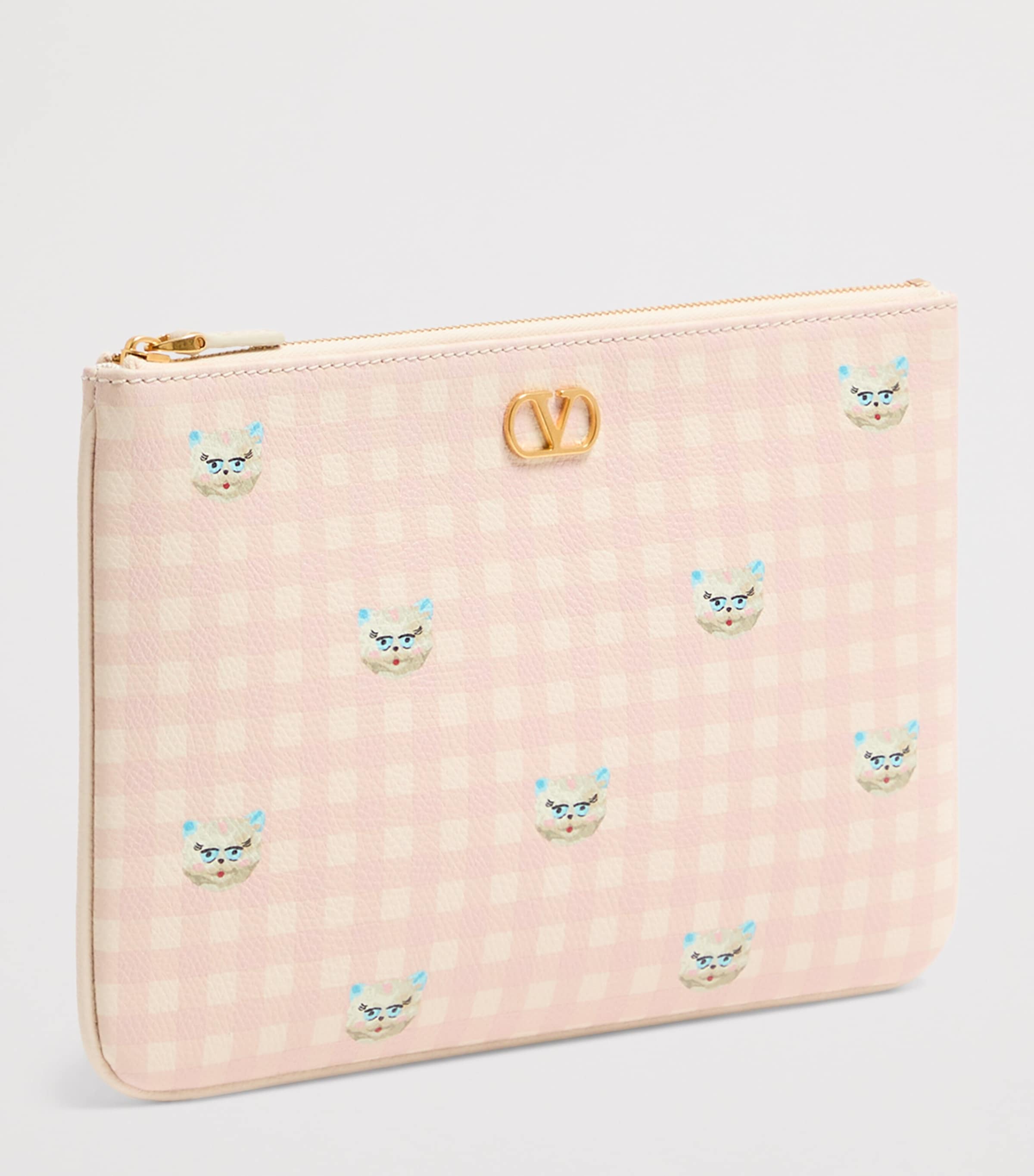 Valentino Garavani Medium Leather VLogo Signature Pouch Image 2