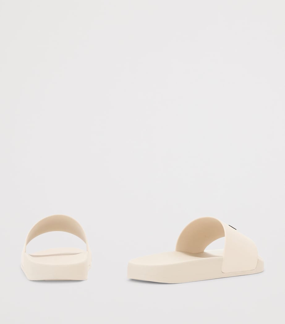 AllSaints Rubber Date Slides Chalk White Image 6
