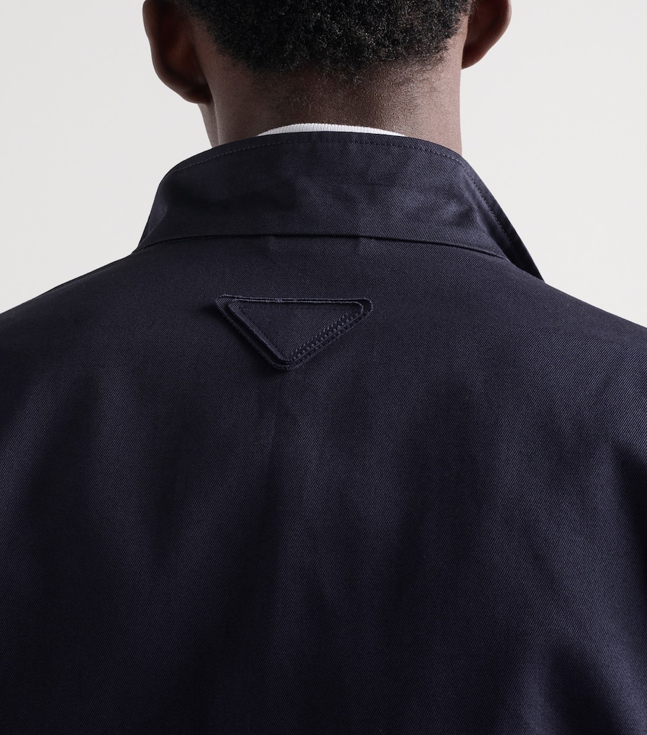 Prada Mens Cotton Stand-Collar Jacket Image 4