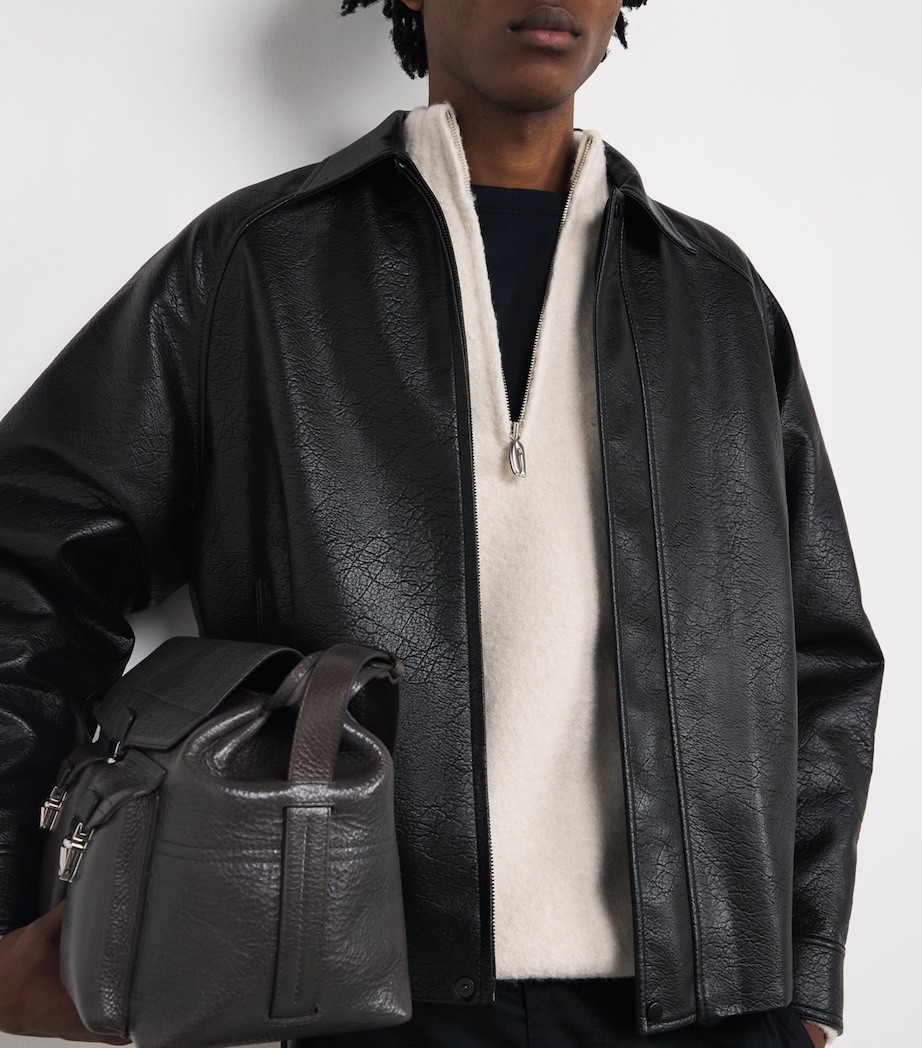 Wool-Blend Half-Zip Sweater IVORY Image 6