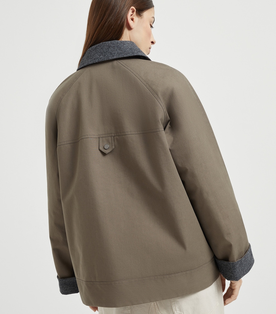 Canvas Padded Jacket C7539 Image 3