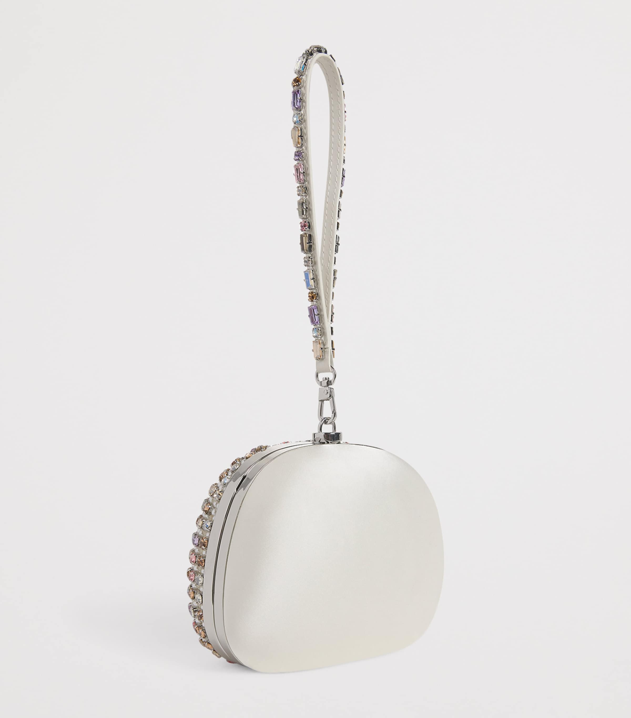 Crystal-Embellished Clutch Bag MULTI Image 3