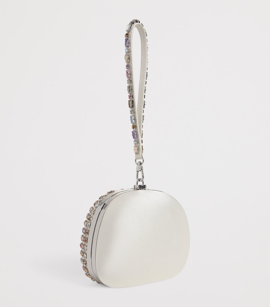 Crystal-Embellished Clutch Bag MULTI Image 3