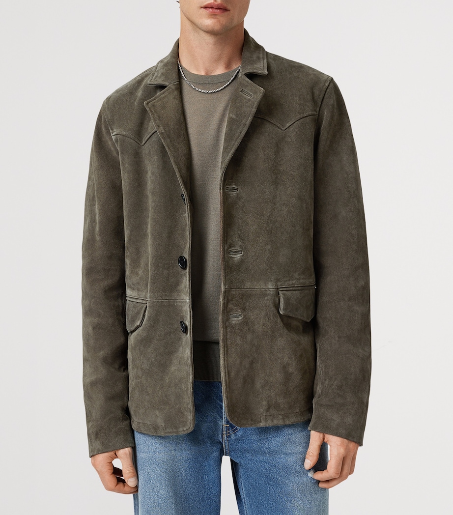 Suede Hornett Blazer GULL BROWN Image 3