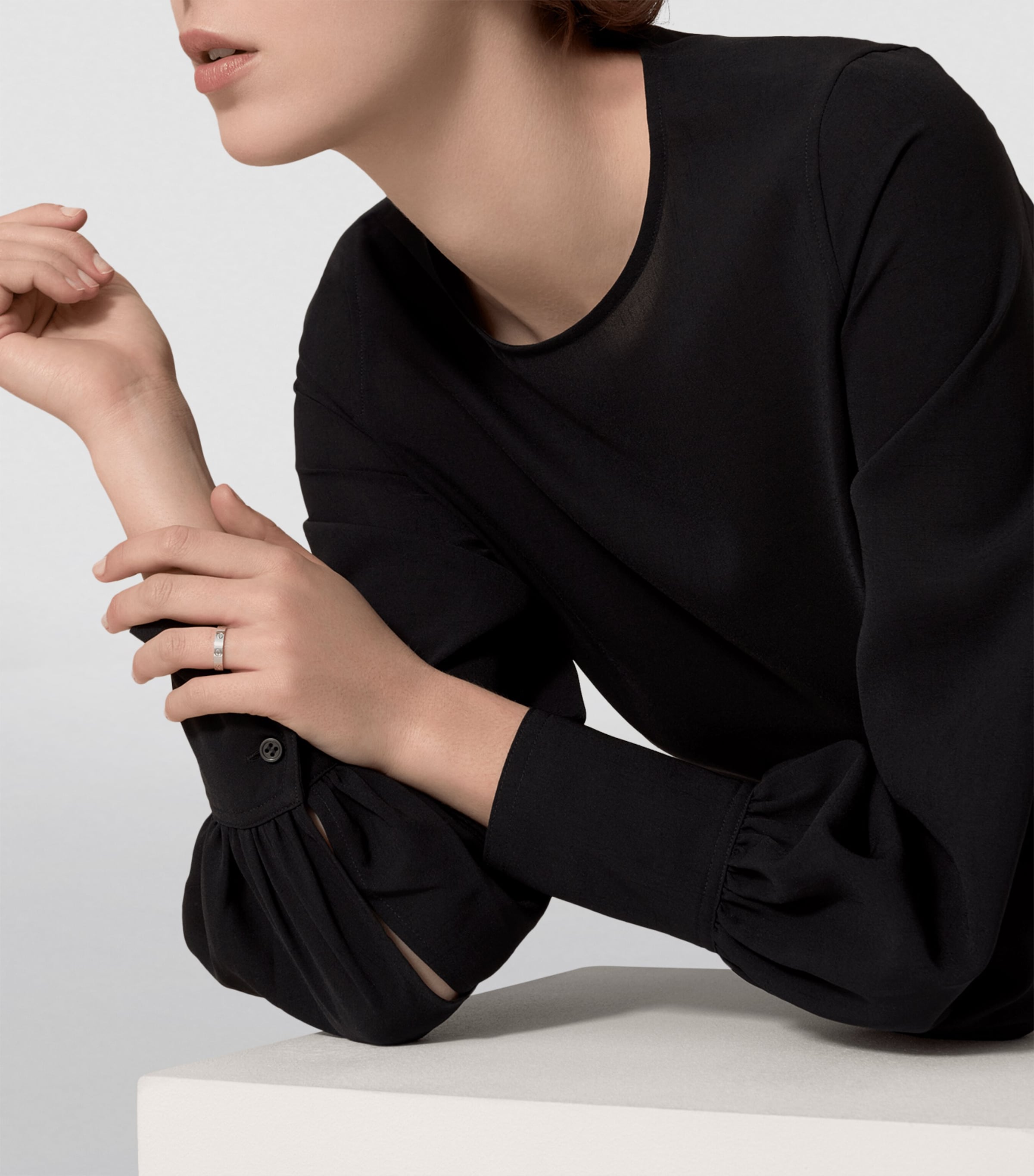 Platinum LOVE Wedding Band MULTI Image 8