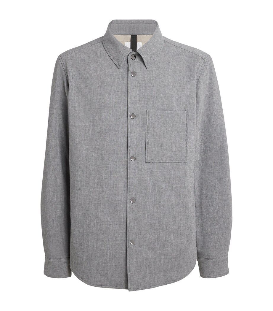 Bogner Mens Olli Overshirt Grey Melange Image 1