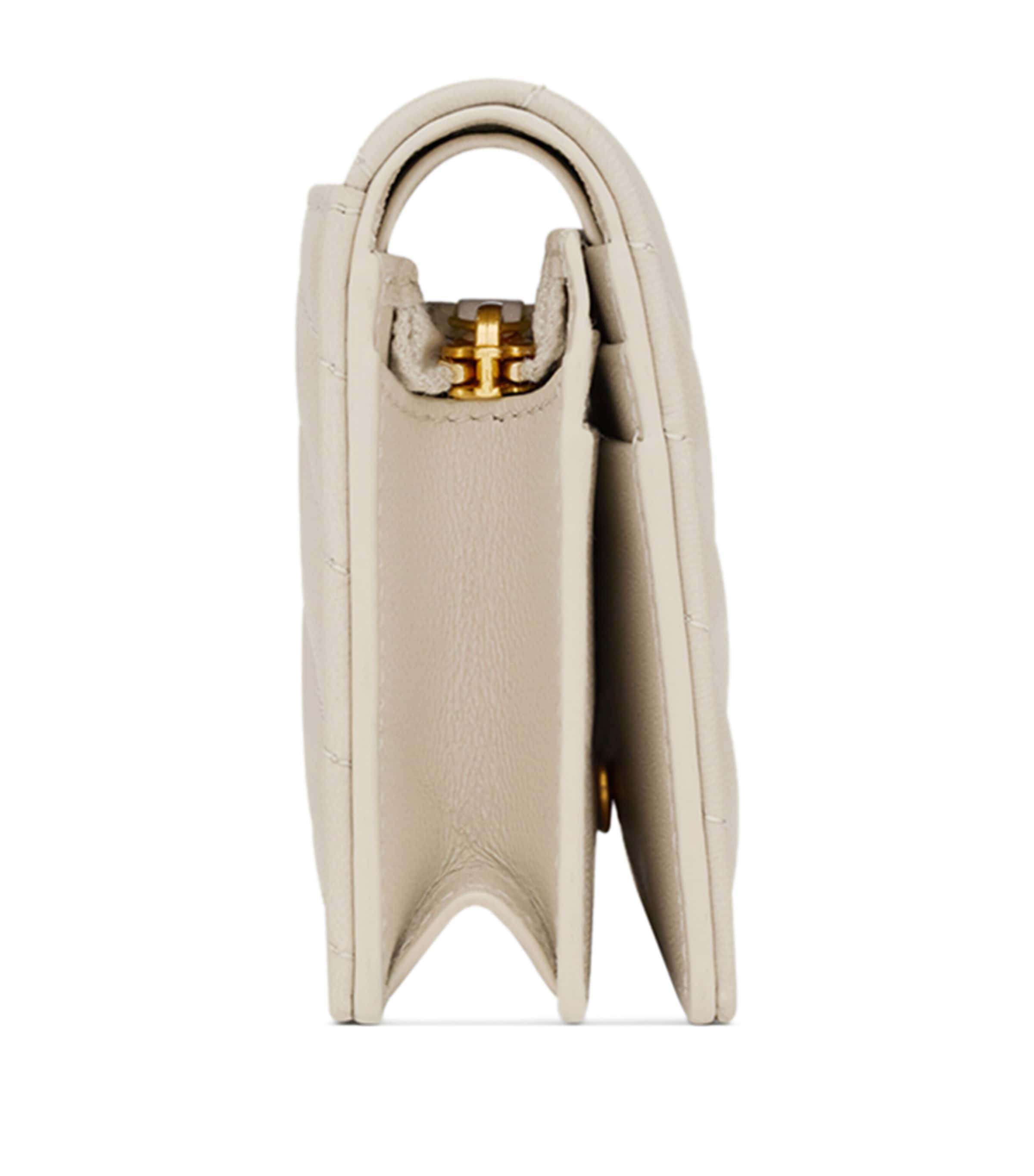 Quilted Leather Monogram Wallet 9207 Image 3