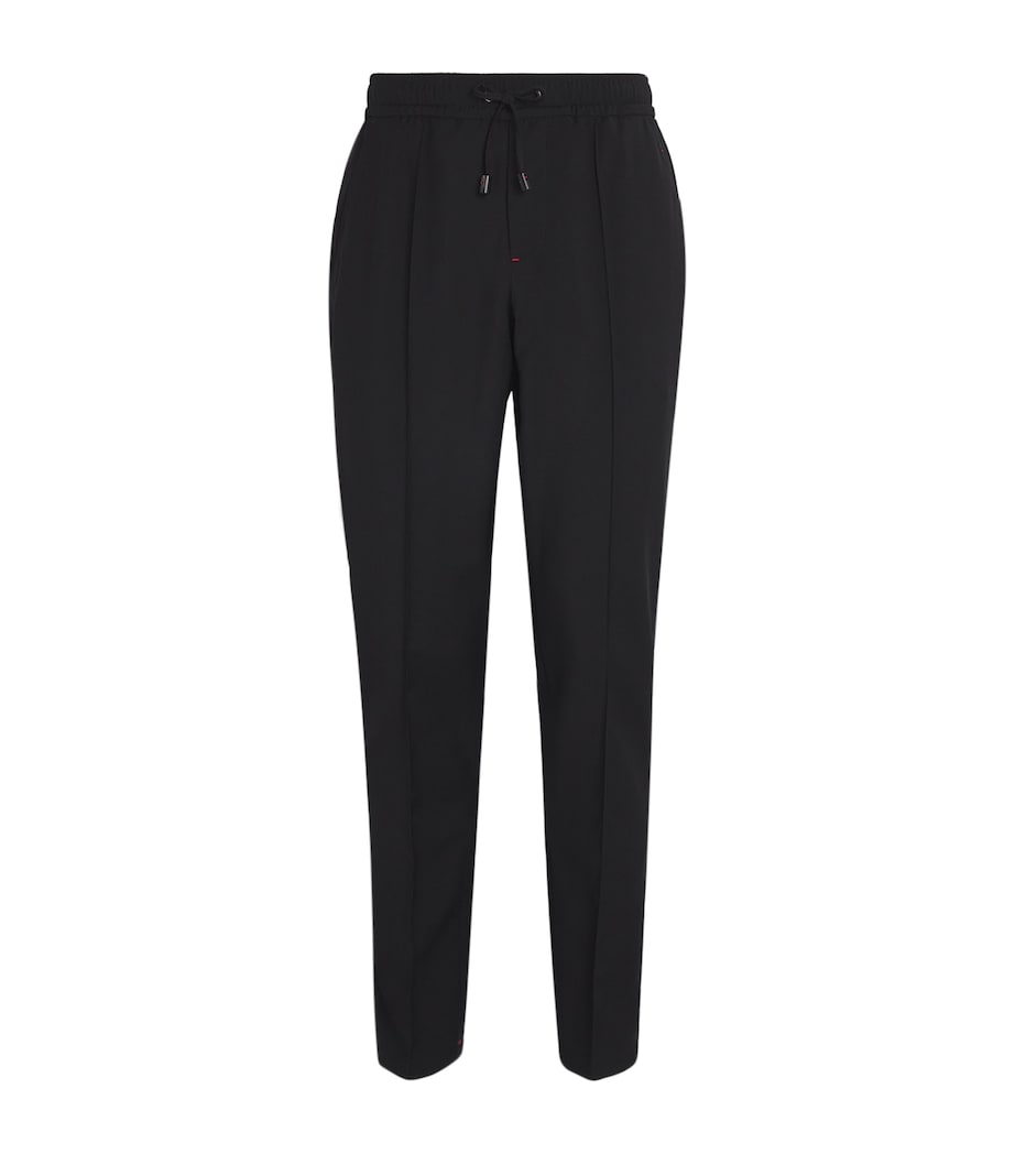 Wool-Mohair Drawstring Trousers 990 Image 1