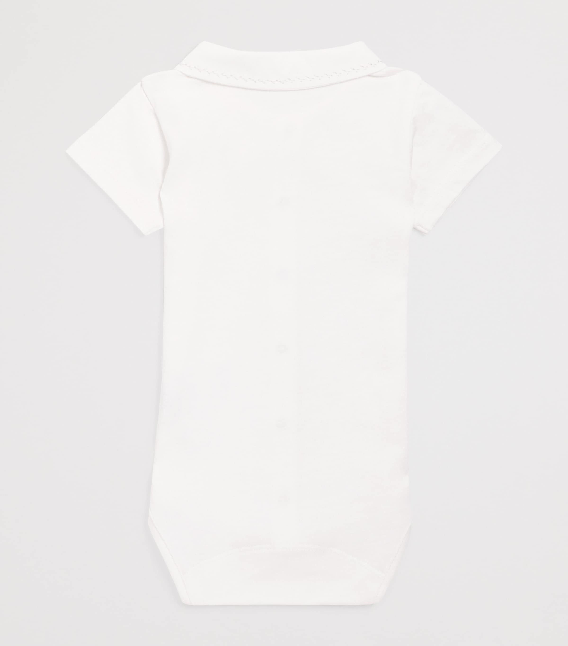 Tartine et Chocolat Cotton Peter Pan Collar Bodysuit (1-9 Months) Foncé Image 2