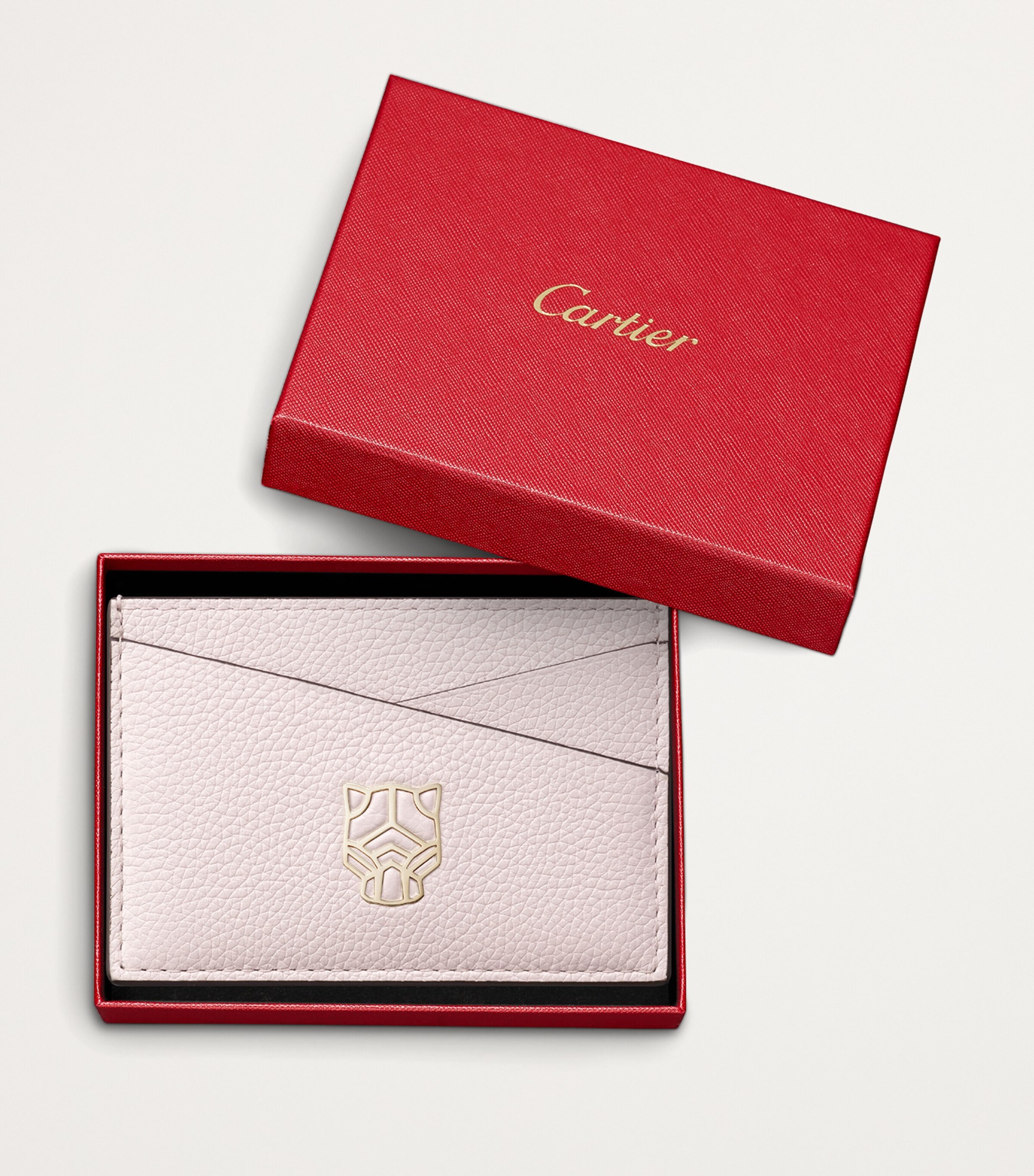 カードケース・名刺入れ Cartier PANTHERE DE CARTIER SMALL LEATHER GOODS, CARD HOLDER Double card holder, Panthère de Cartier
