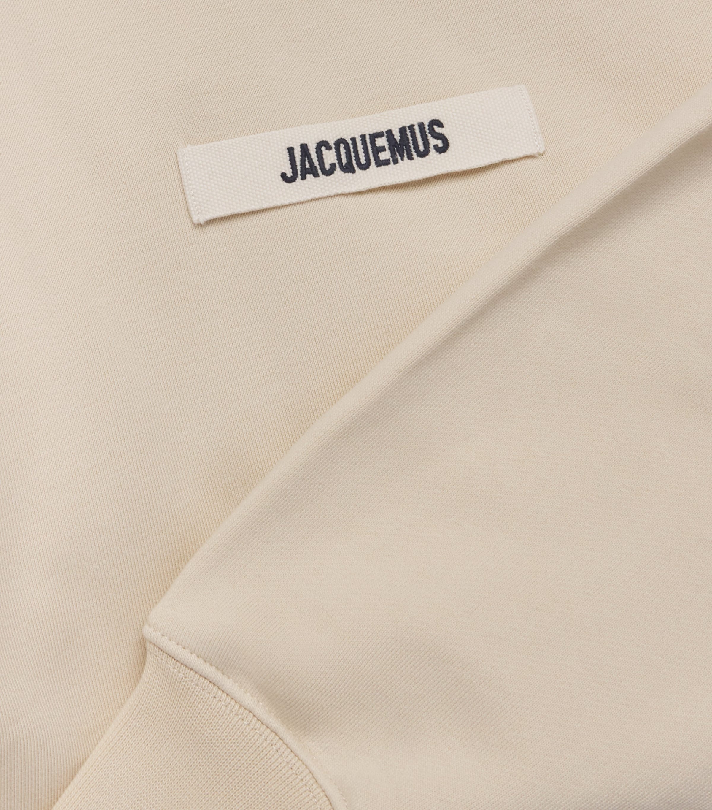Grosgrain Logo Hoodie 150 BEIGE Image 5