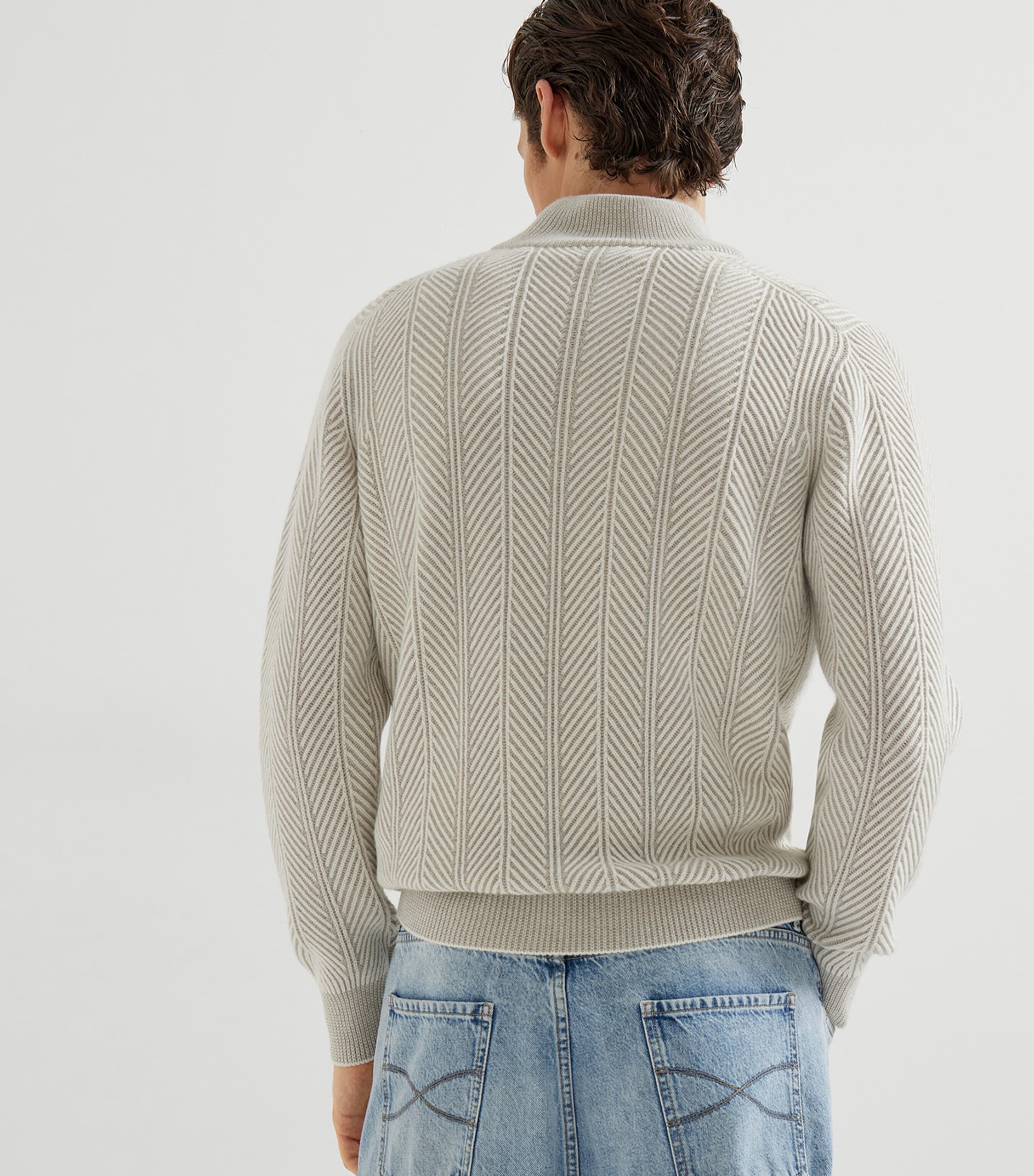 Cashmere Quarter-Zip Sweatshirt CFZ60 Image 3