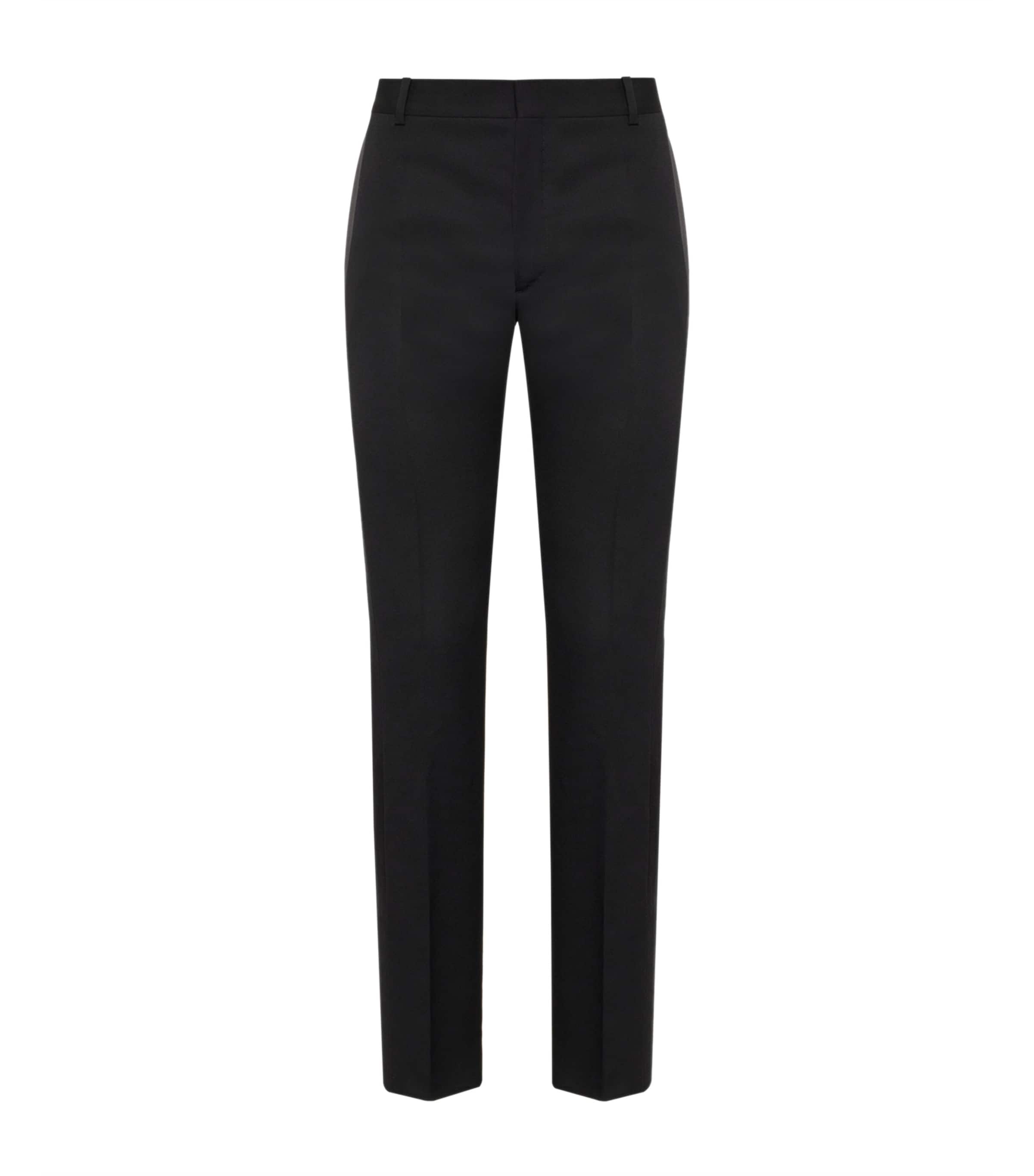 Alexander Mcqueen Alexander Mc Queen Organic Cotton Trousers In Black