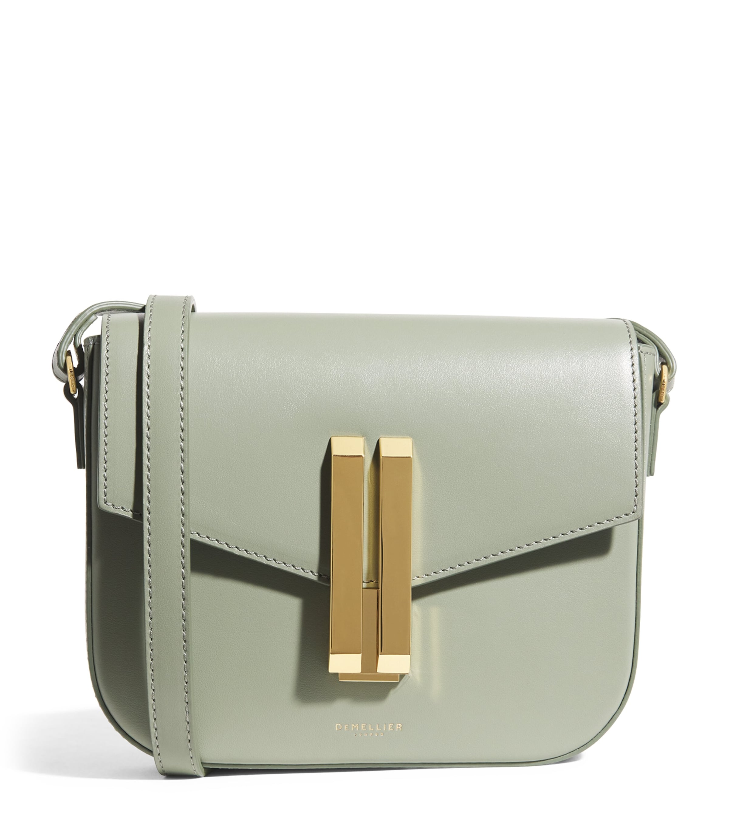 Demellier Small Leather Vancouver Cross-body Bag In Green