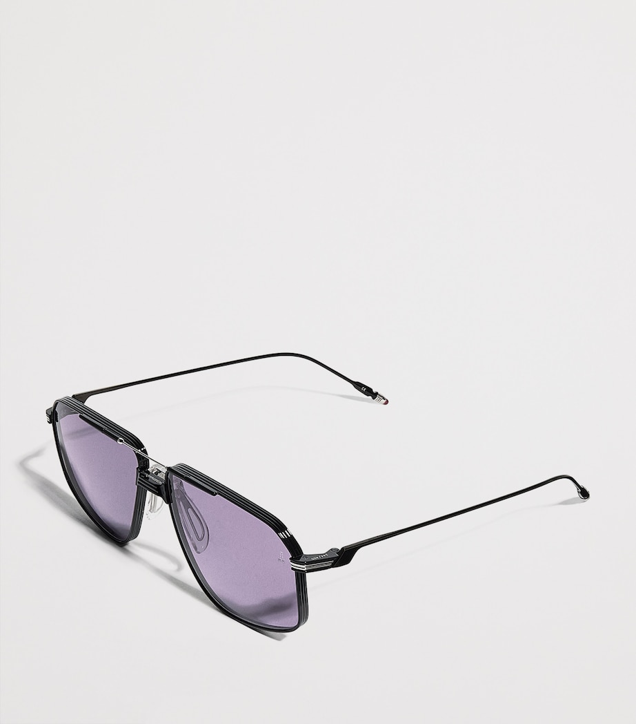 Jacques Marie Mage Metal Jagger Sunglasses Corbeau Image 3