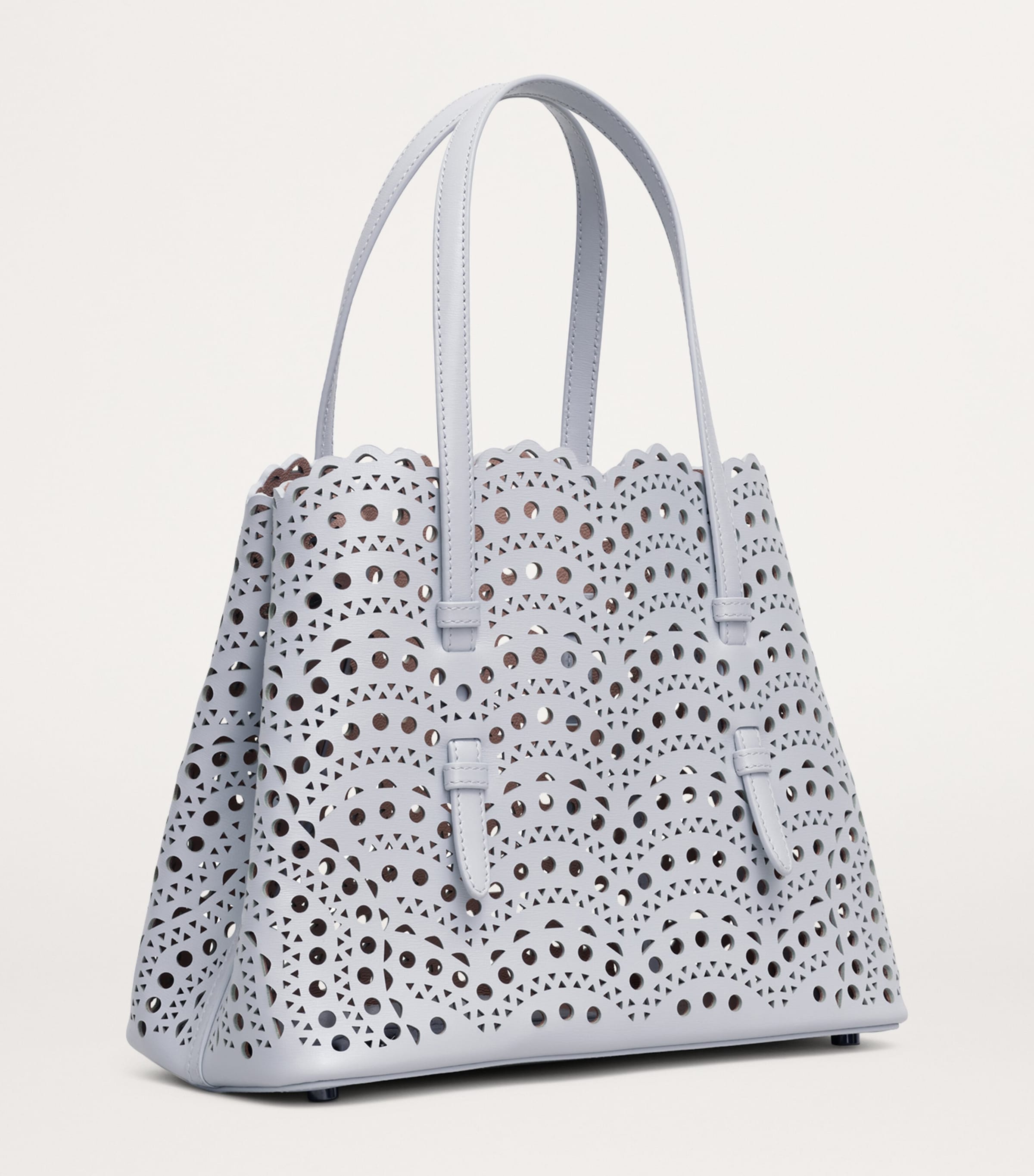 Alaïa Leather Mina 25 Top-Handle Bag | Harrods US