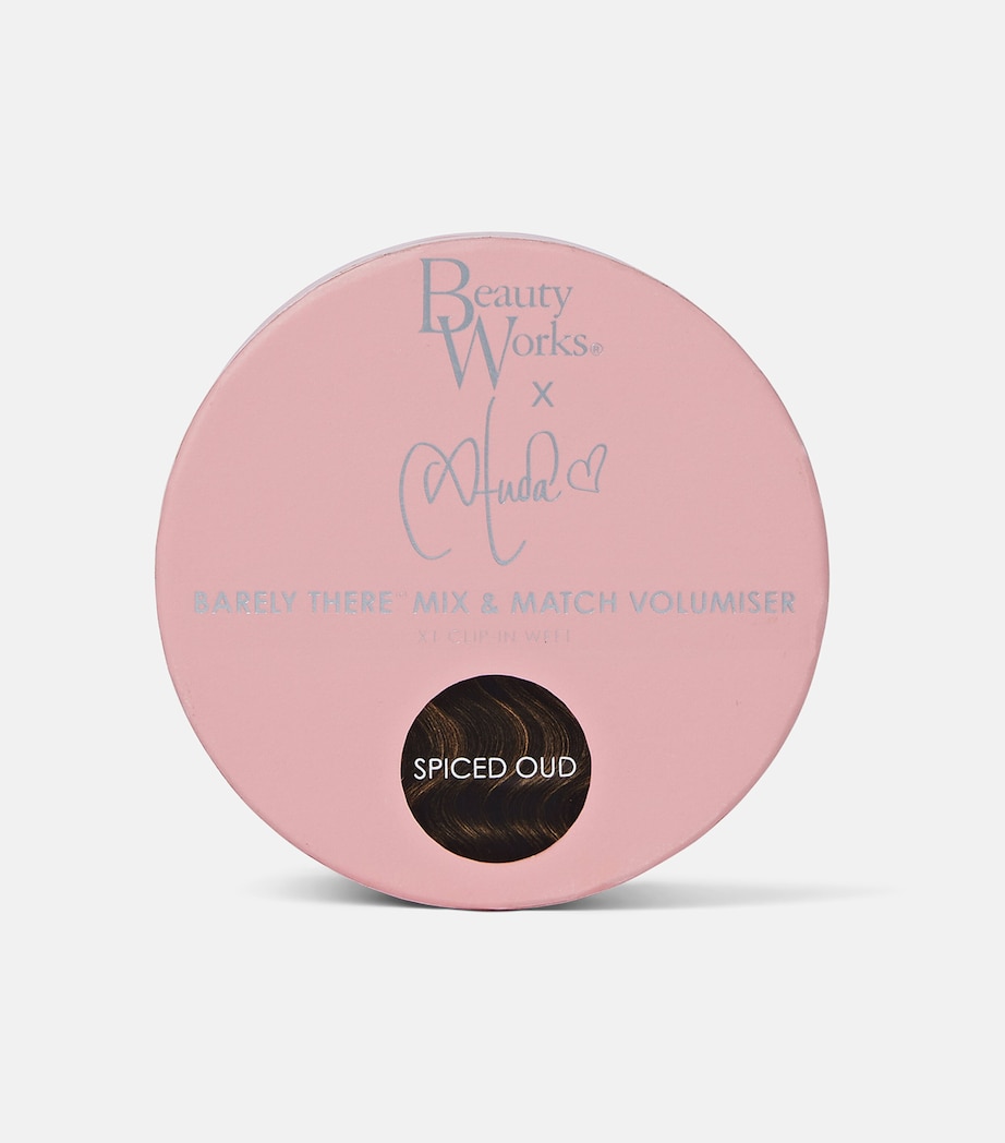 Beauty Works x Huda BARELY THERE Mix & Match Volumiser Clip-In Hair Extensions (20") ICED BLONDE Image 3