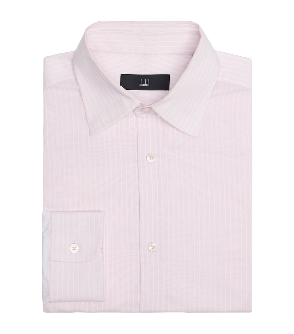 Dunhill Cotton Stripe Shirt Pink