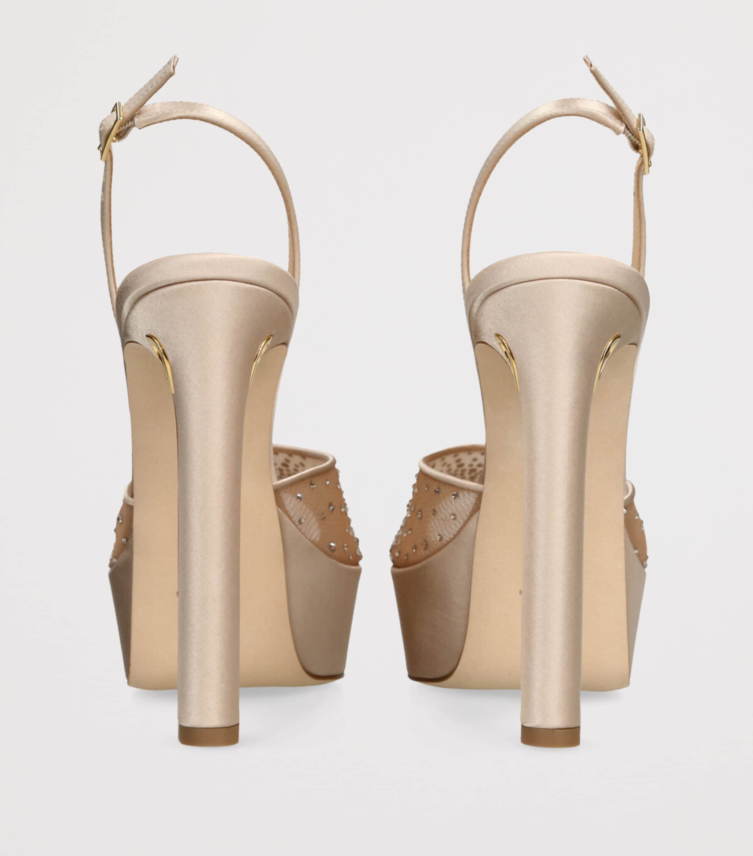 Embellished Antonio Slingback Sandals 130 CHAMPAGNE Image 2