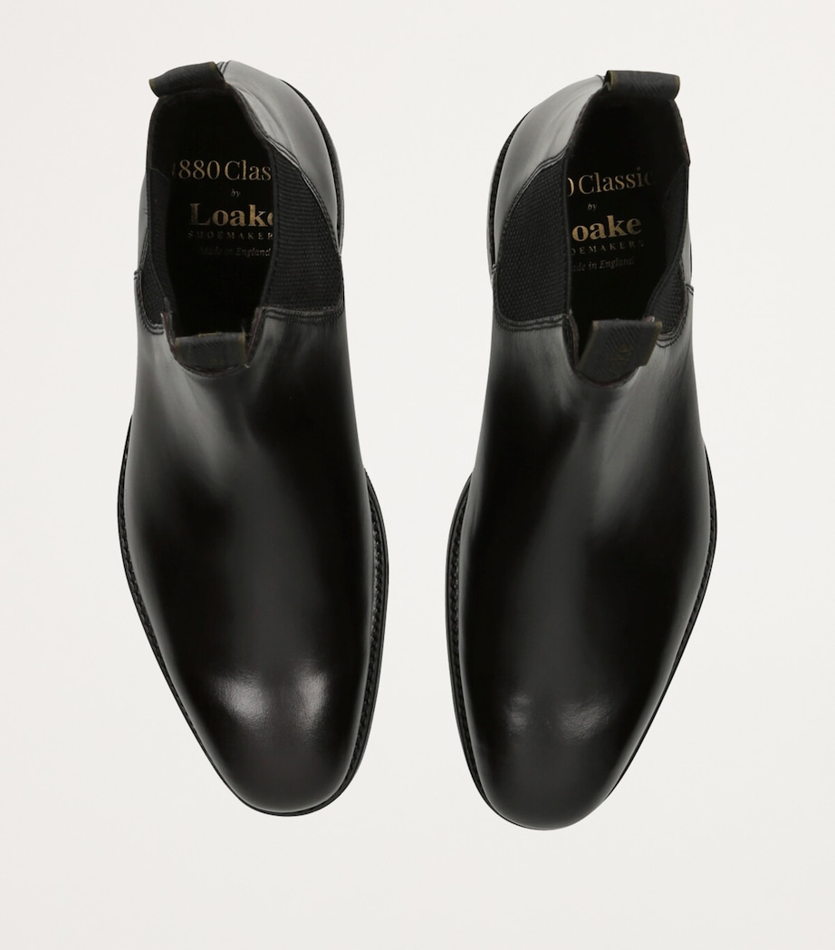 Loake Leather Emsworth Chelsea Boots Black Image 5