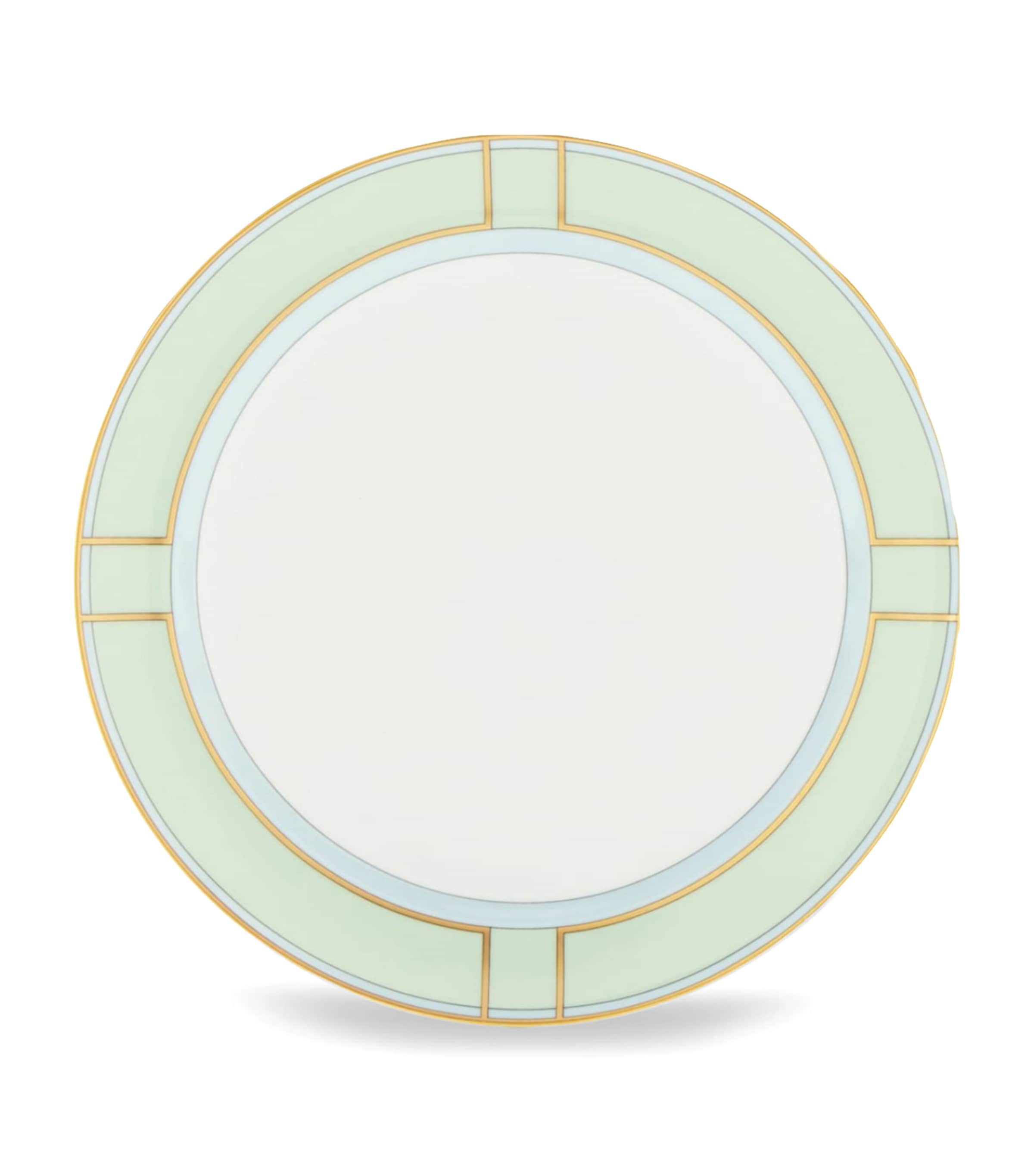 GINORI 1735 Porcelain Colonna Diva Verde Side Plate (24cm) Image 1