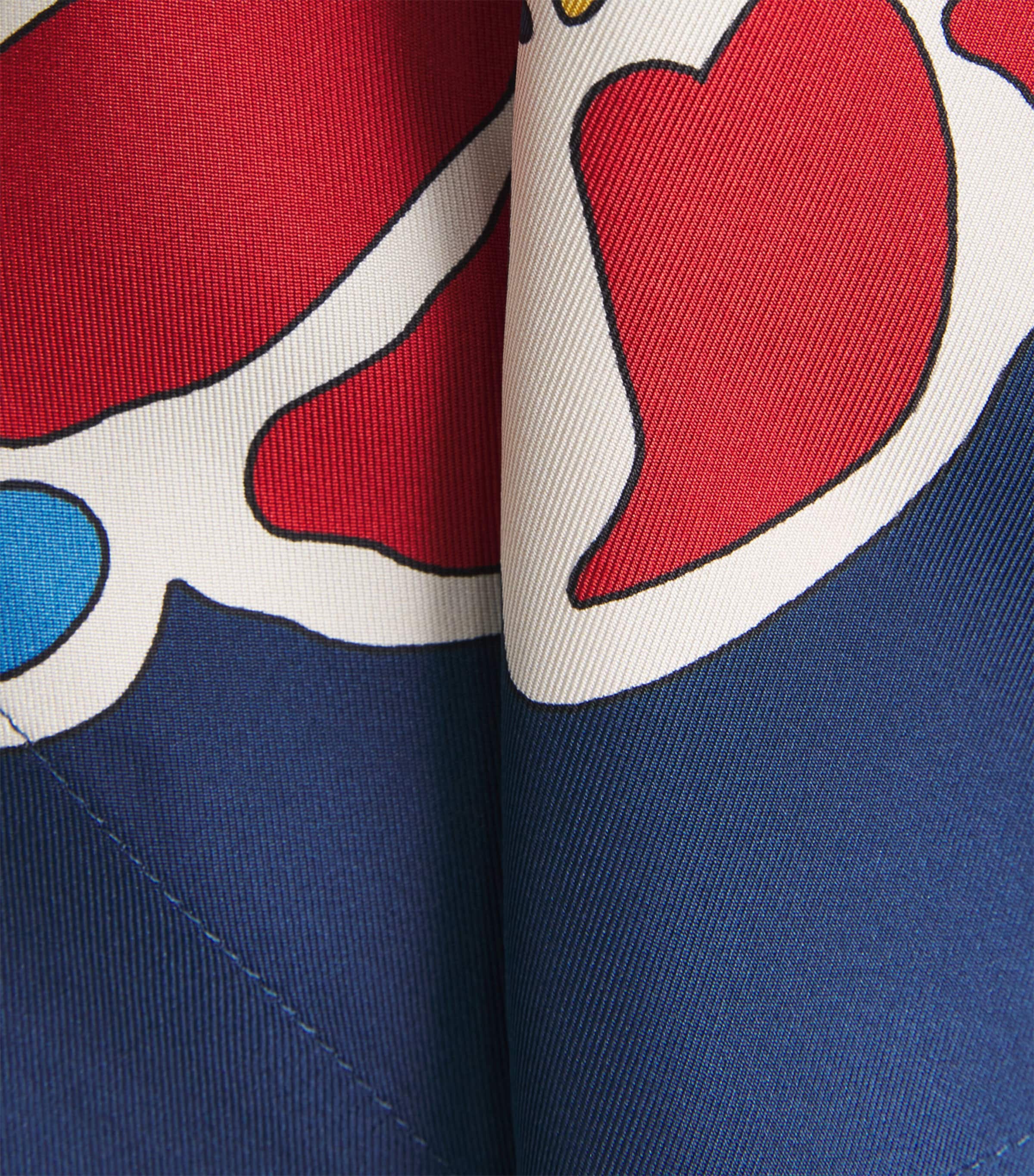 Silk Lemuria Print Kaftan BU03LEMURIA PLACEE Image 2