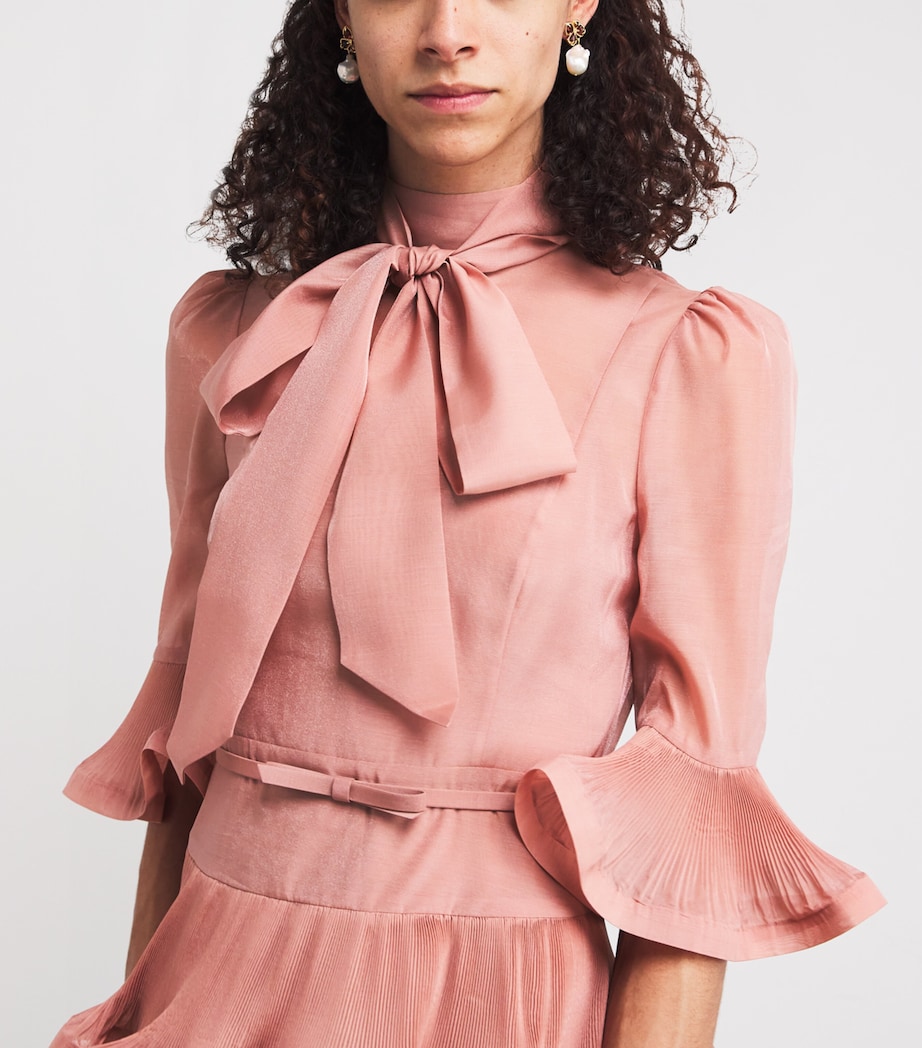 Tiered Midi Dress LIP LIPSTICK Image 4