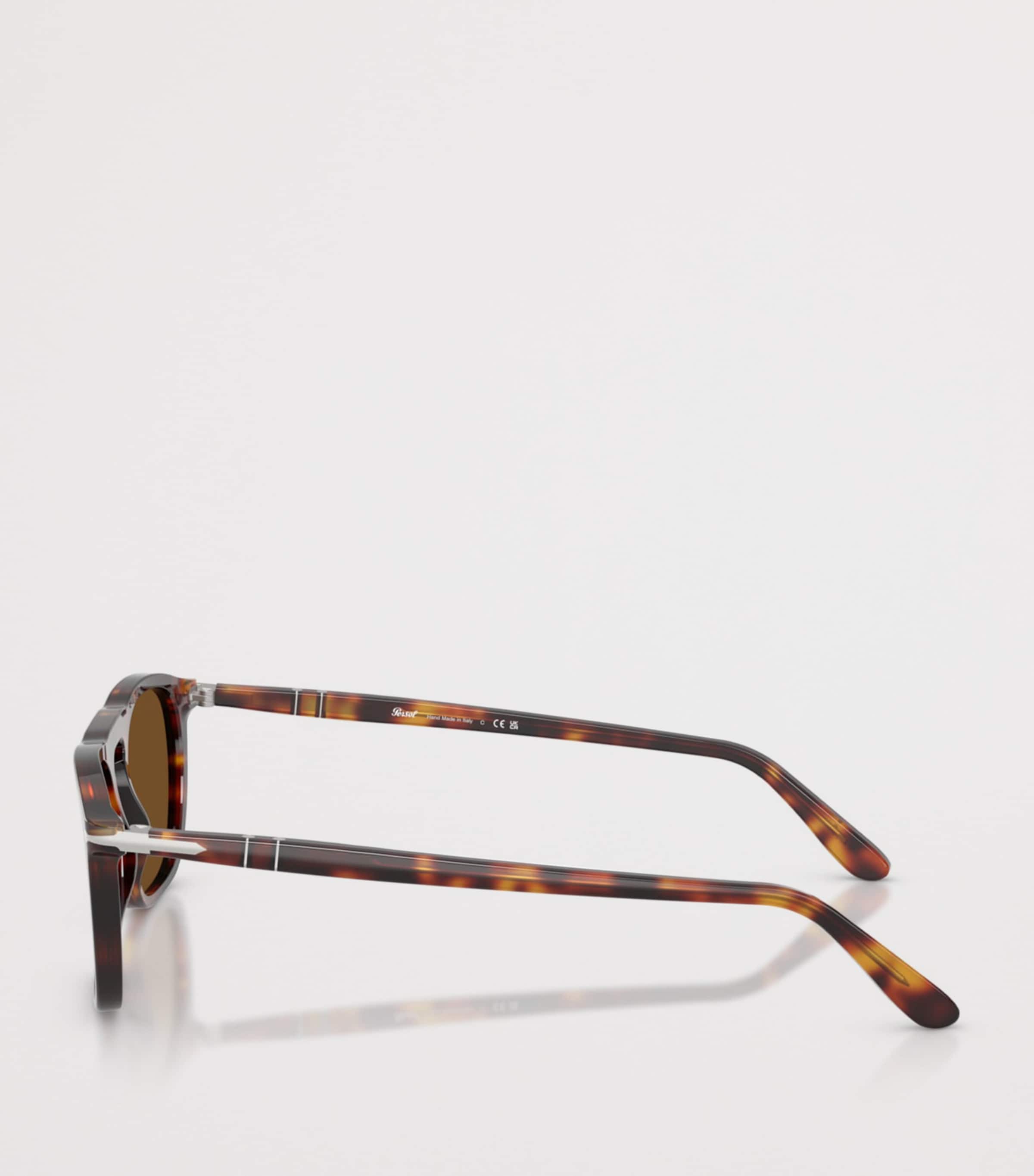 Persol Tortoiseshell Gae Square Sunglasses Brown Image 3