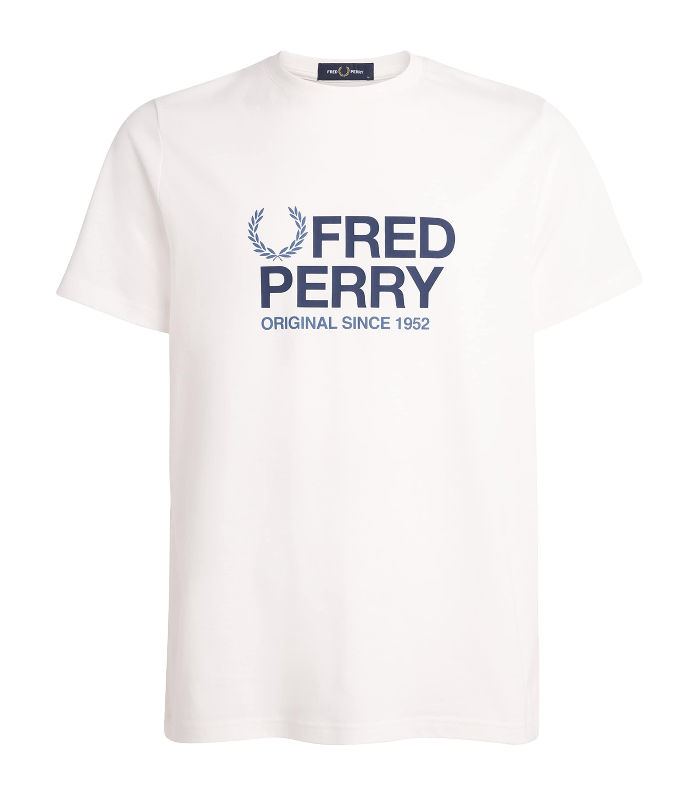 Fred Perry White Cotton Logo T-Shirt | Harrods US