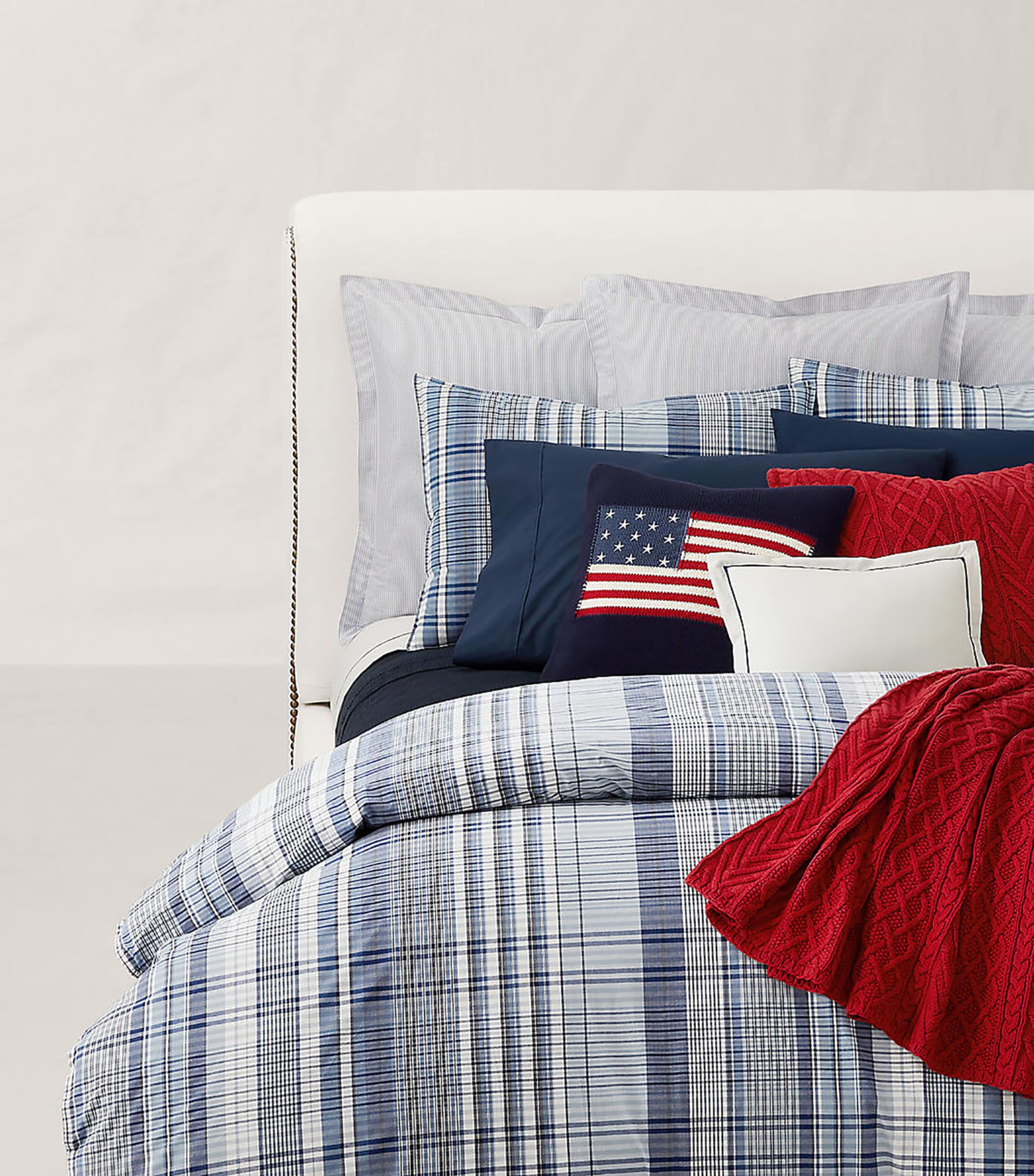 Polo Ralph Lauren Summer Hill Duvet Cover In Blue