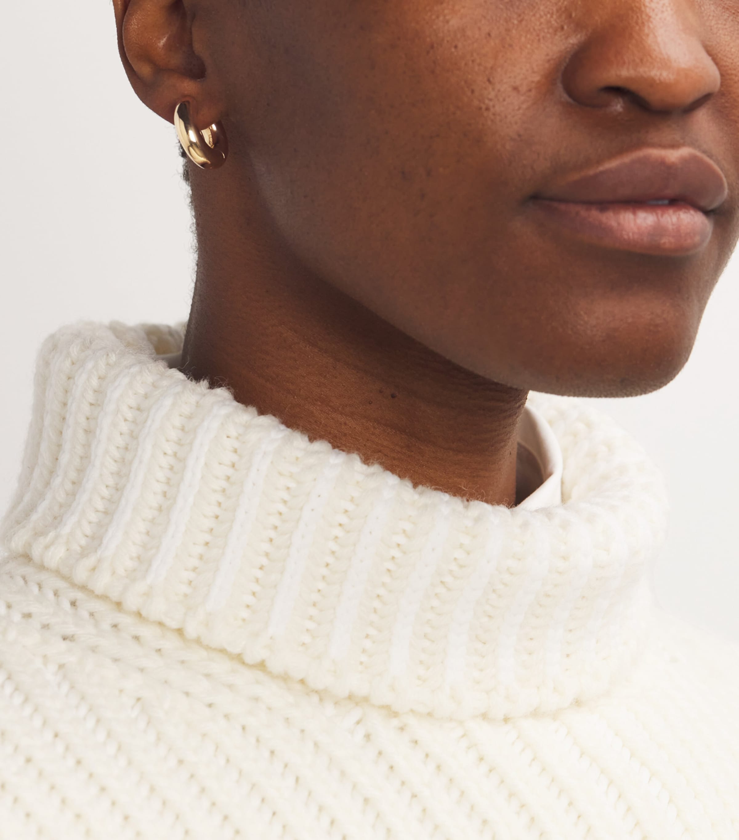 Yellow Gold Absolute Creoles Hoop Earrings YELLOW GOLD Image 2