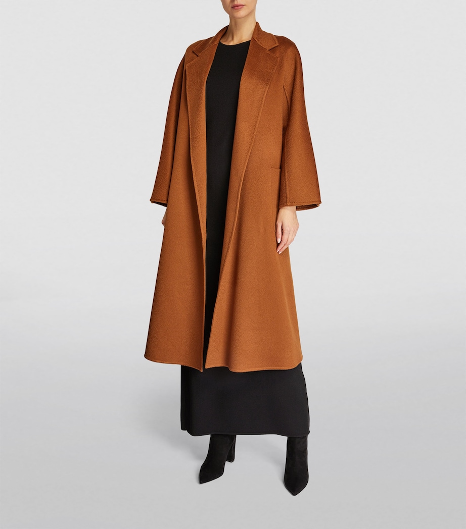Cashmere Ludmilla Wrap Coat TOBACCO Image 3