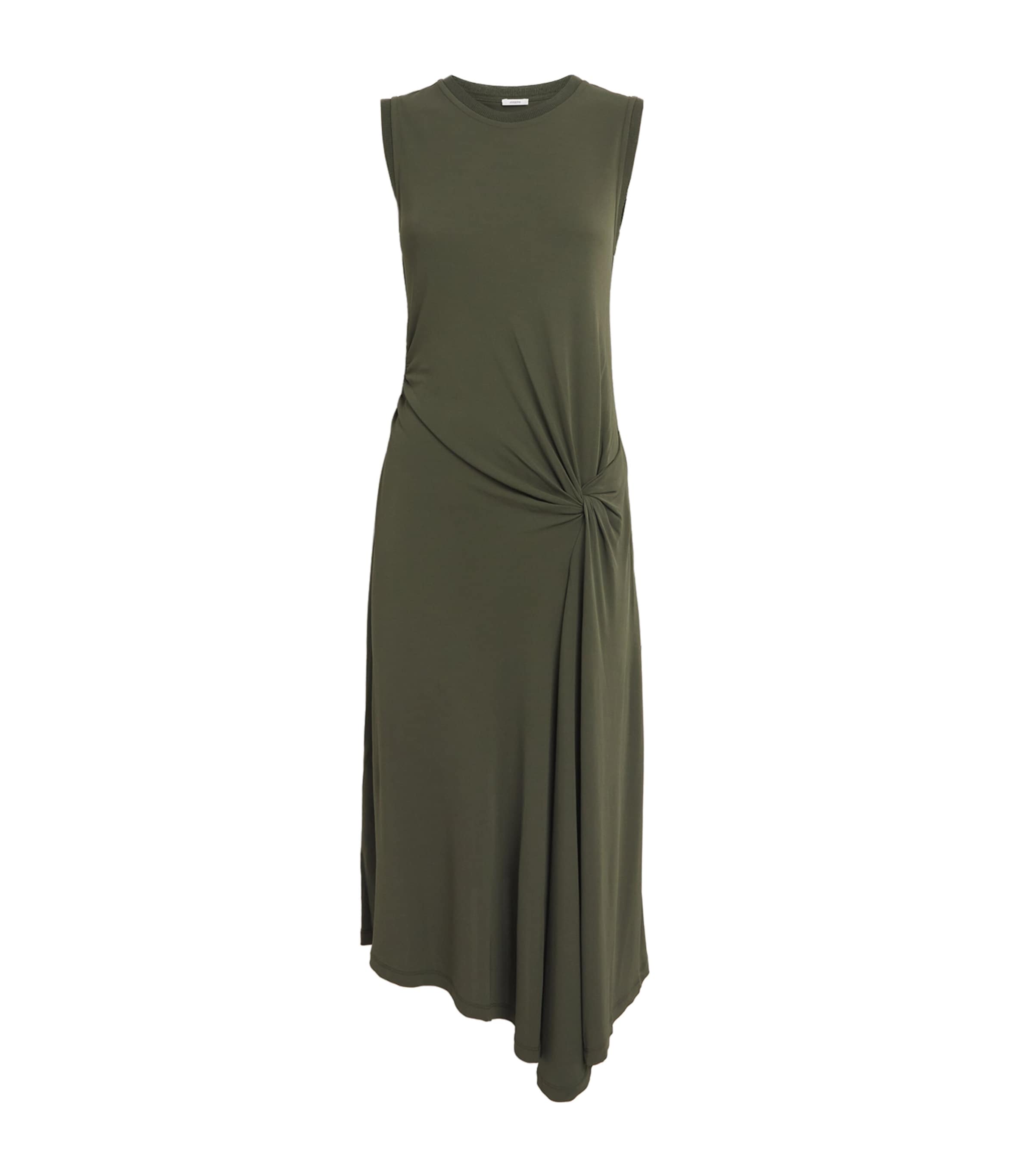 Joseph Womens Jersey Cheikh Midi Dress Palm Leaf Image 1