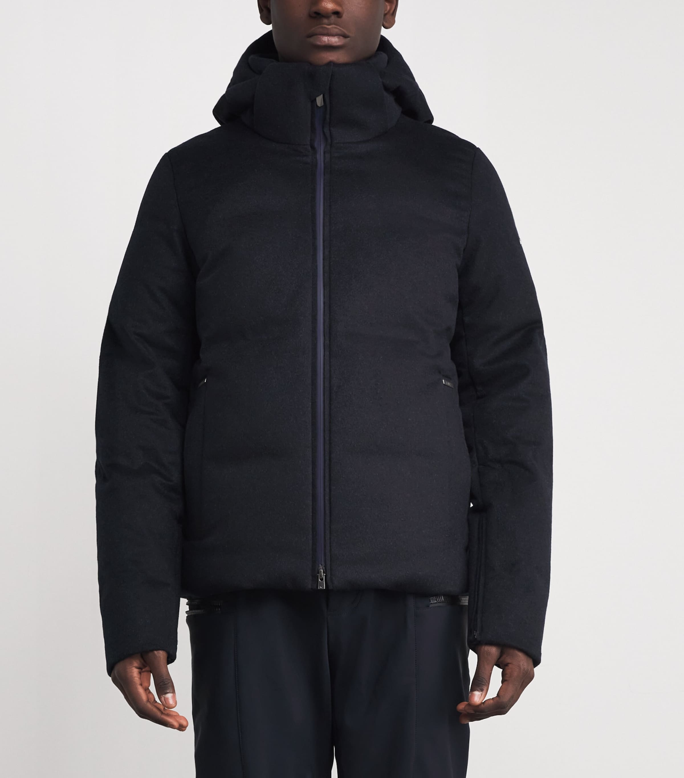 Cashmere Waterproof Tech Jacket DEEP SPACE Image 3