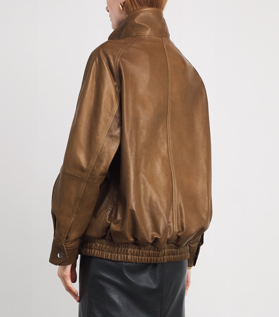 Ariste Leather Jacket LICHEN Image 4