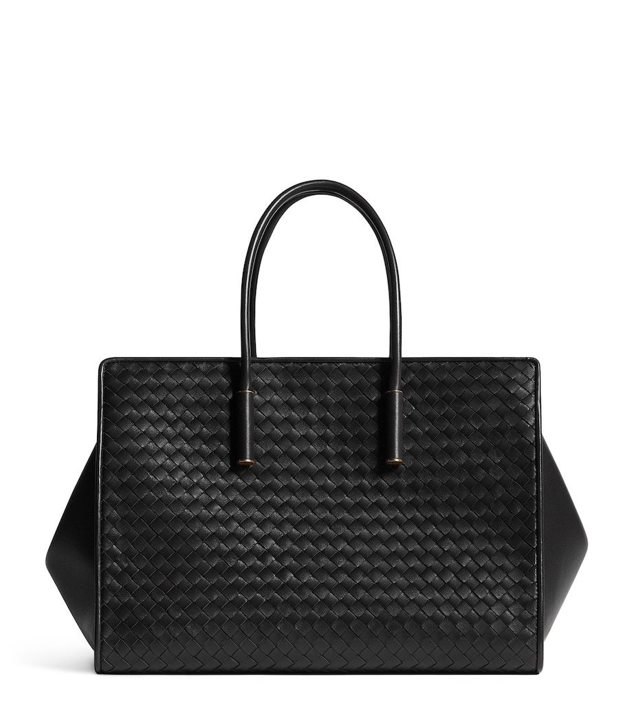 Bottega Veneta Womens Leather Barbara Tote Bag Image 1