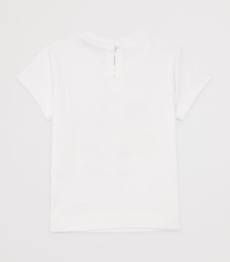 Monnalisa Cotton Fairy T-Shirt (2-12 Years) Optical White Image 2
