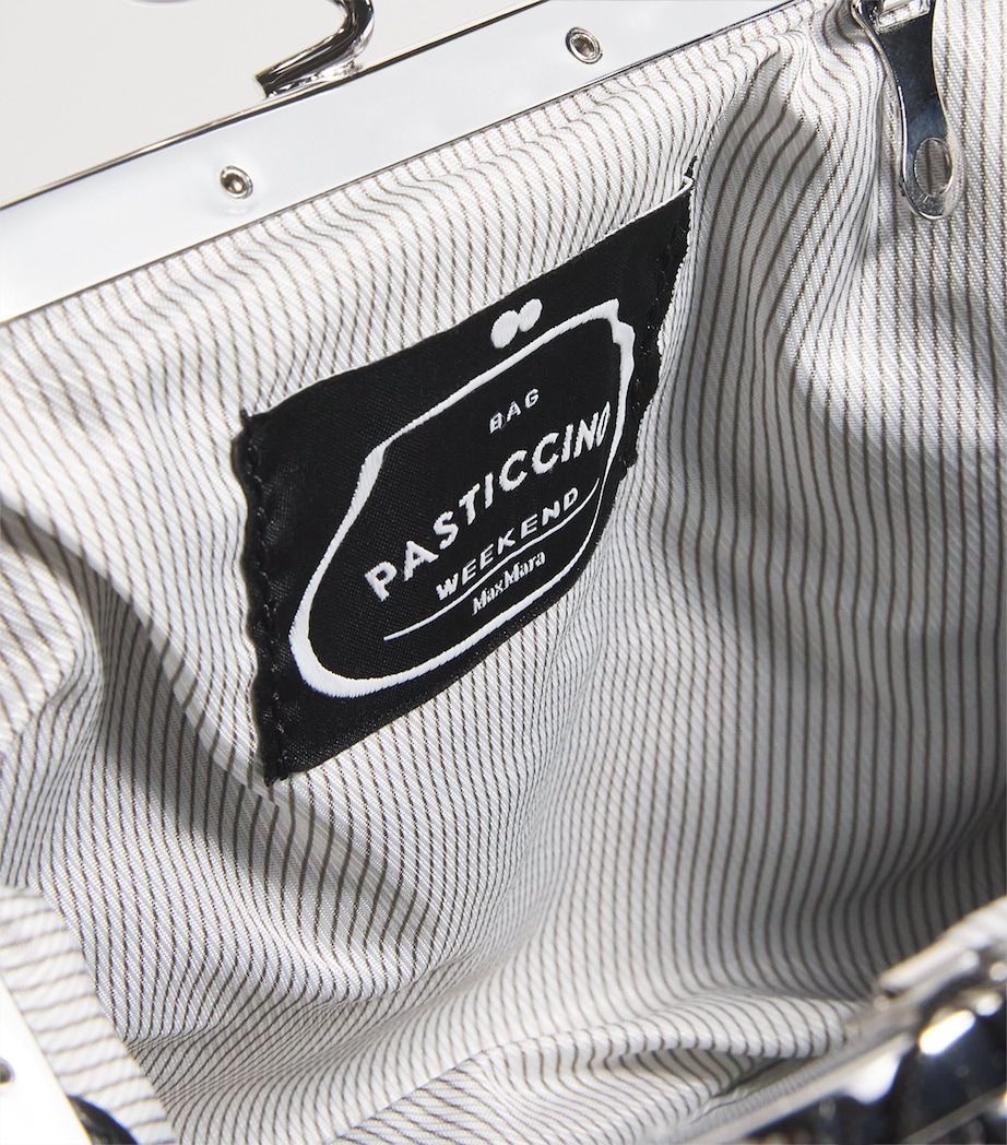 Medium Embellished Pasticcino Clutch Bag BLACK Image 6