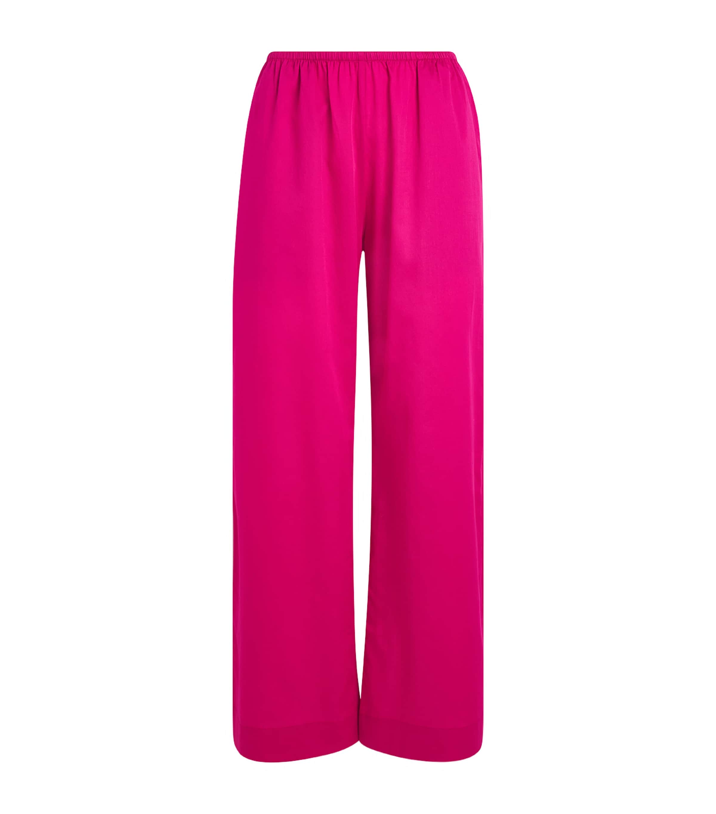 LESET Womens Cotton Yoko Trousers Amaranth Image 1