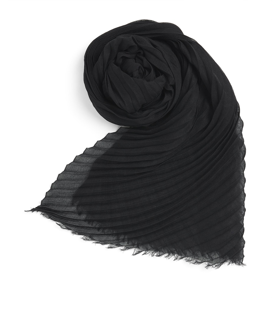 Pleated Stole BLACK Image 1