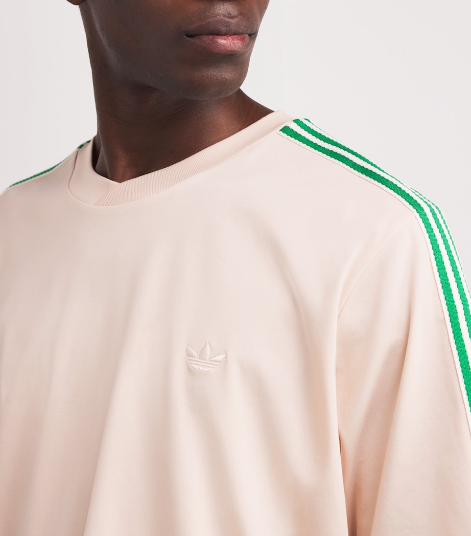 x Wales Bonner Cotton Logo T-Shirt WONDER QUARTZ Image 6