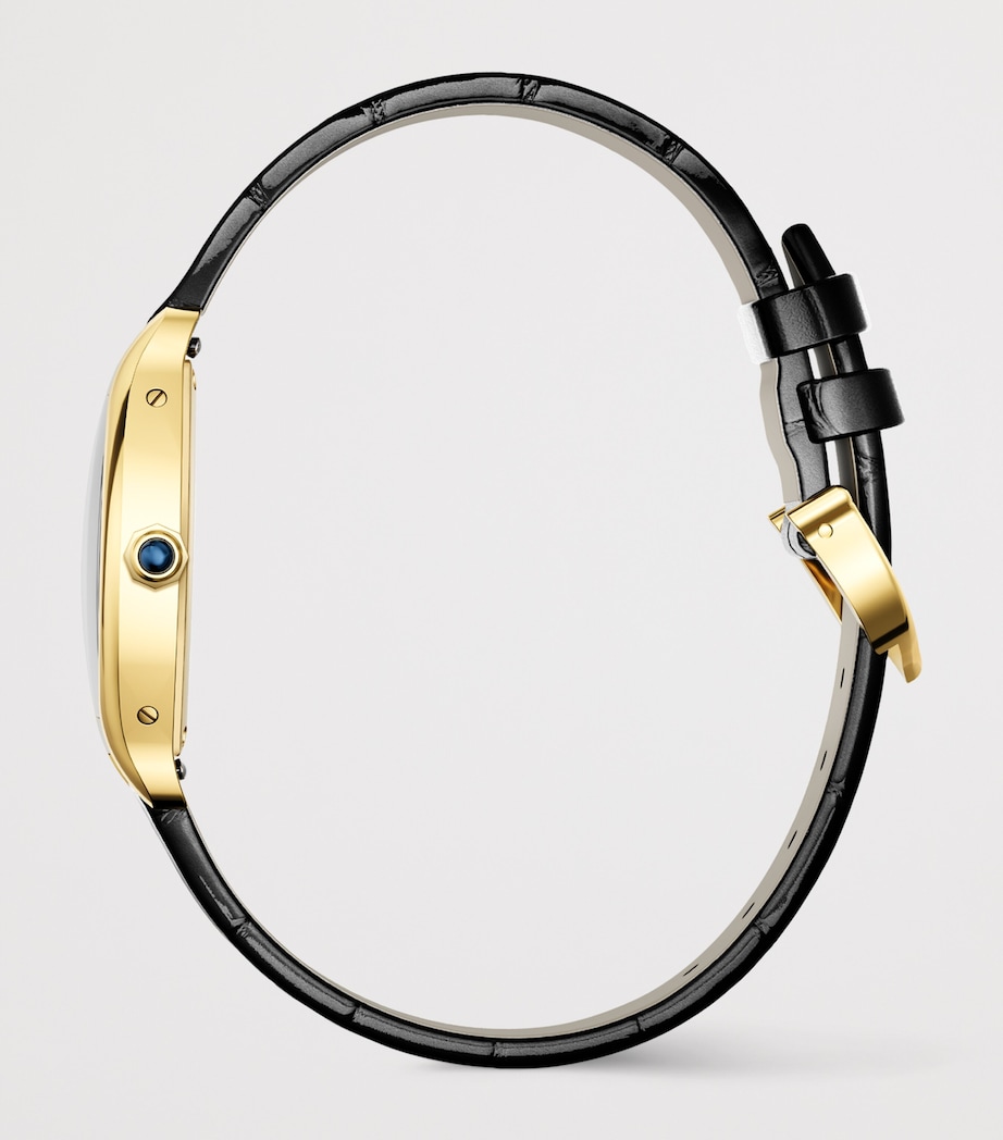 Cartier Yellow Gold and Diamond Tortue Watch 20.9mm Yellow Gold Image 5