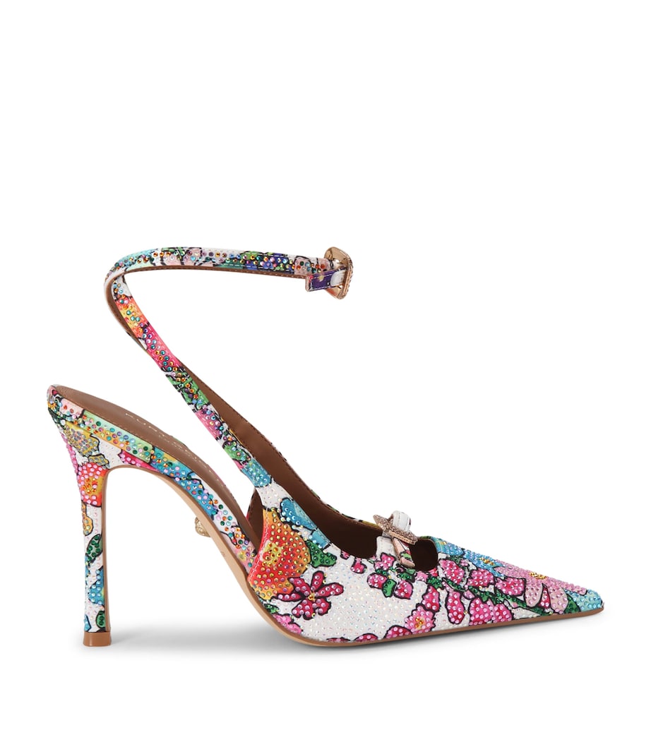 Kurt Geiger London Embellished Double-Buckle Pumps White/oth Image 1