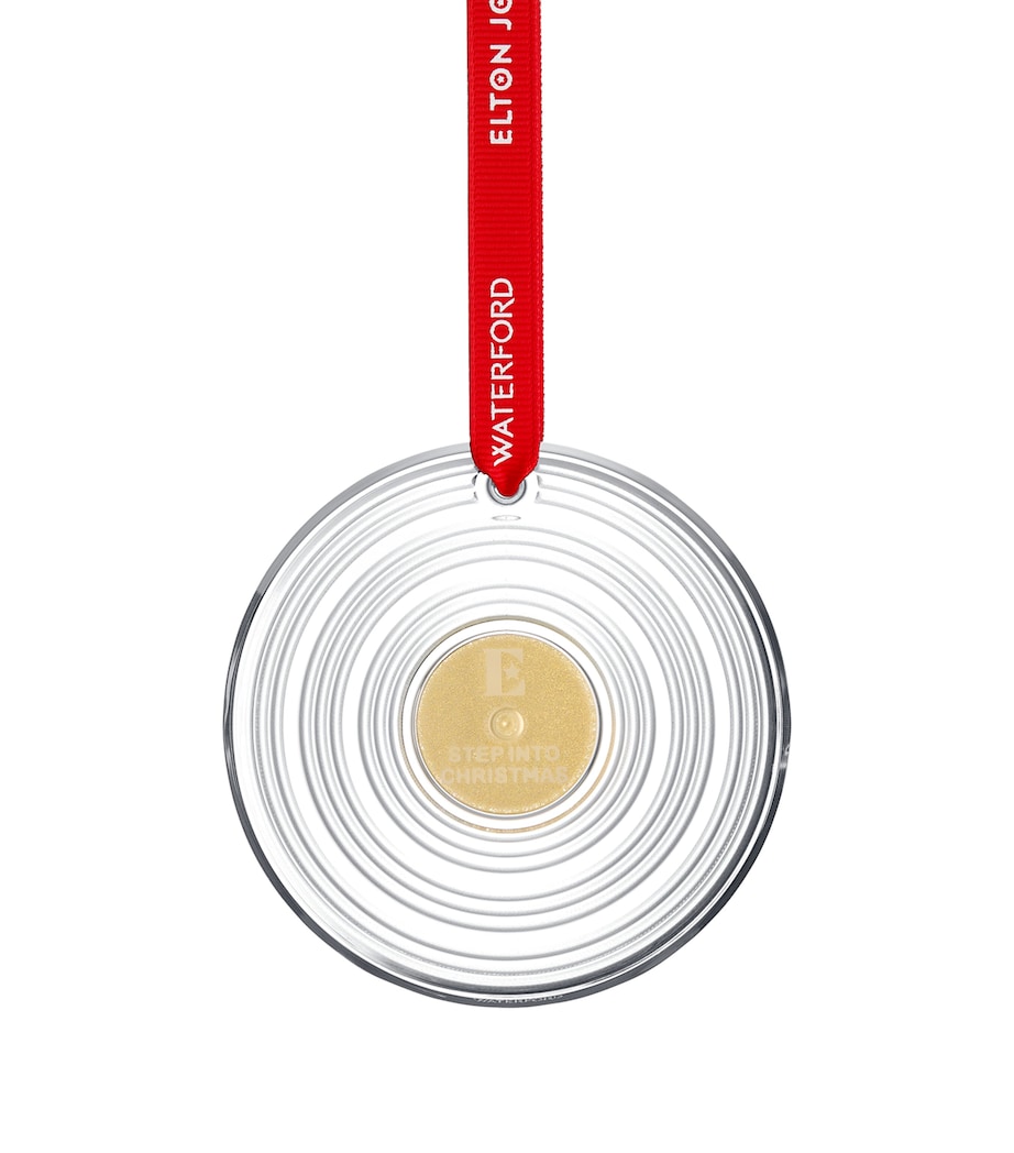 Elton John Vinyl Ornament CLEAR Image 1