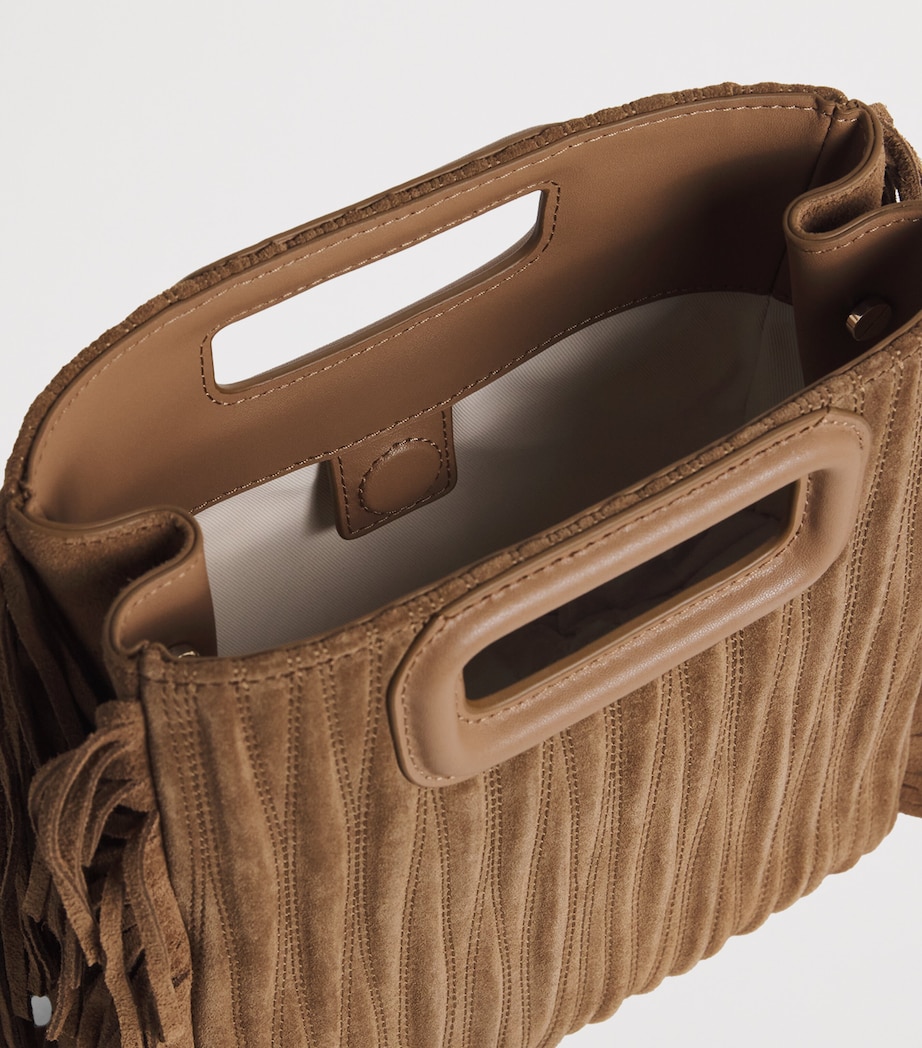 Suede Fringed M Bag CAMEL Image 4