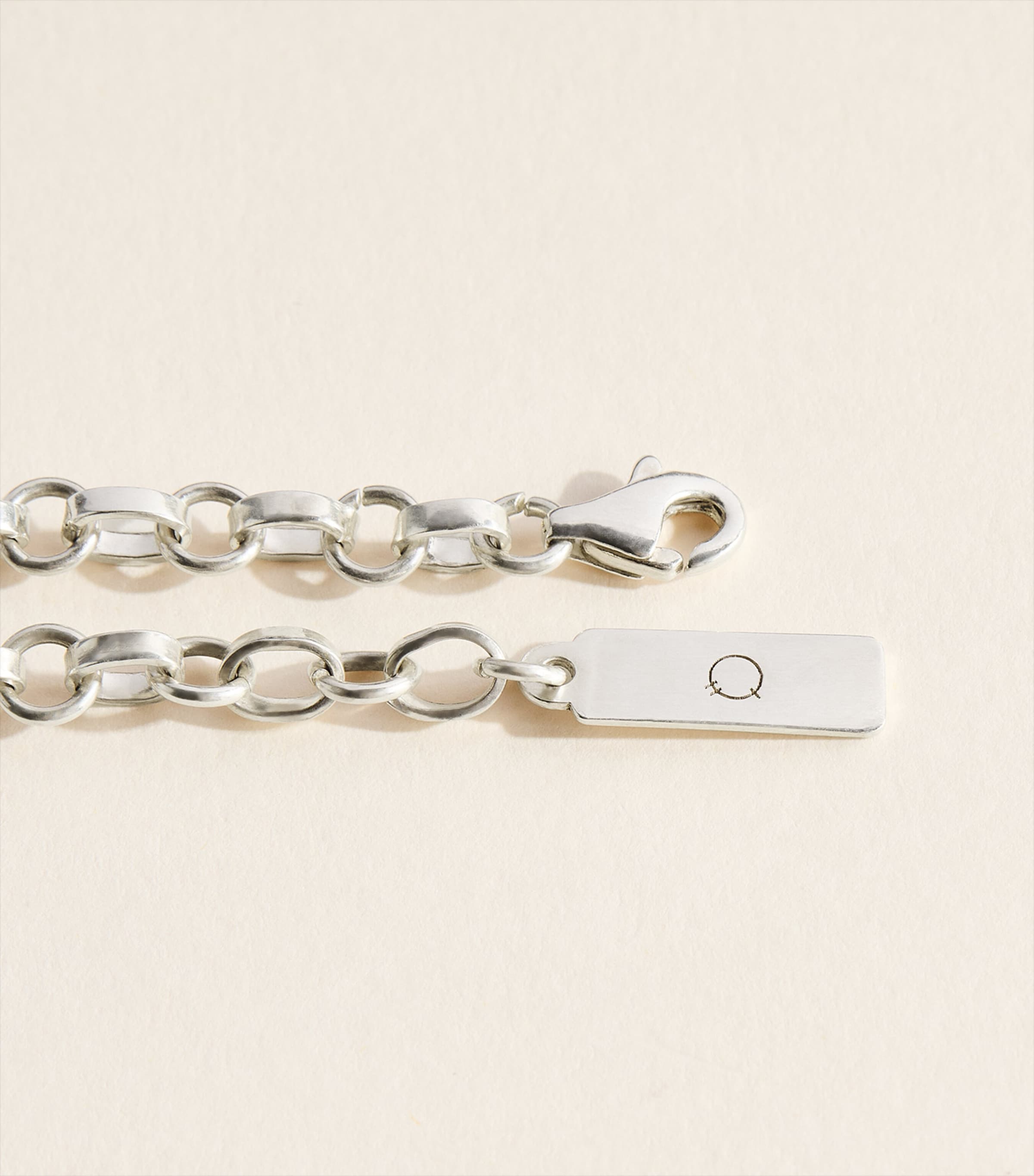 FYR Sterling Silver and Pearl White Club Bracelet Silver Image 5