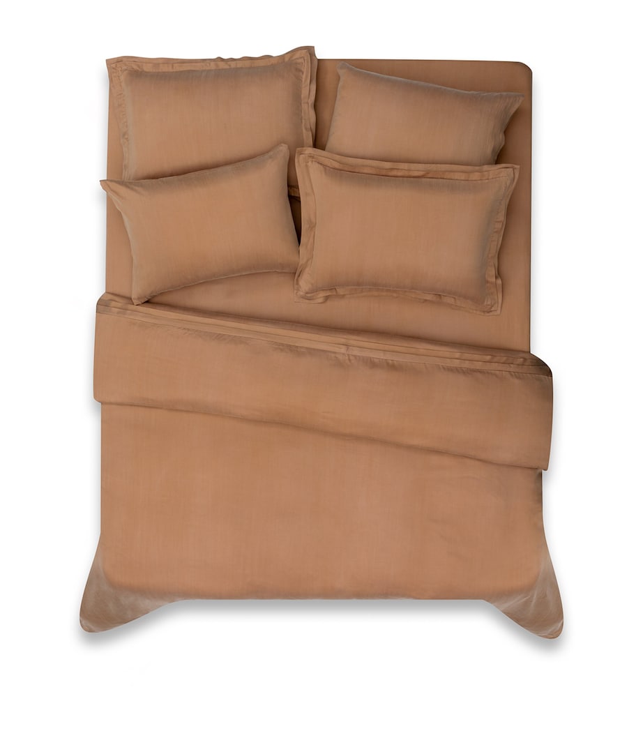 Alya Frame Super King Duvet Cover (260cm x 240cm) CARAMEL Image 2