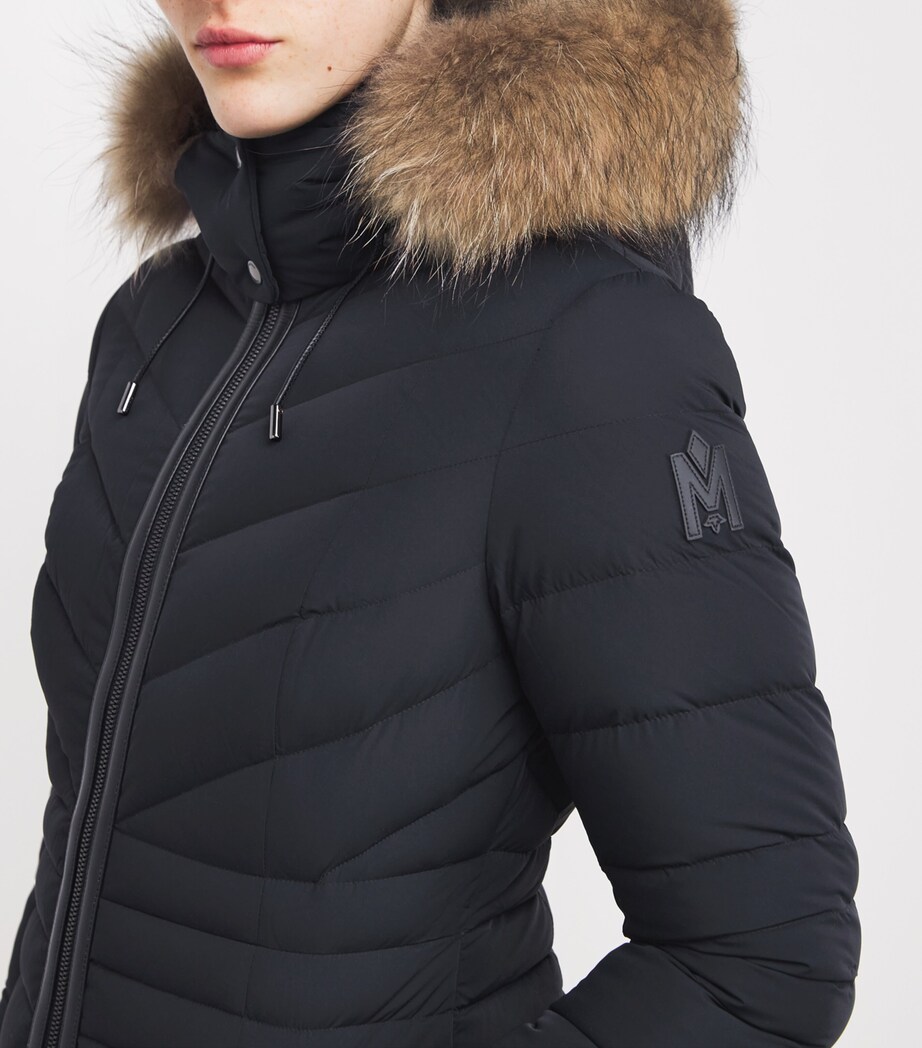 Down-Padded Patsy-F Quilted Jacket BLACK Image 6