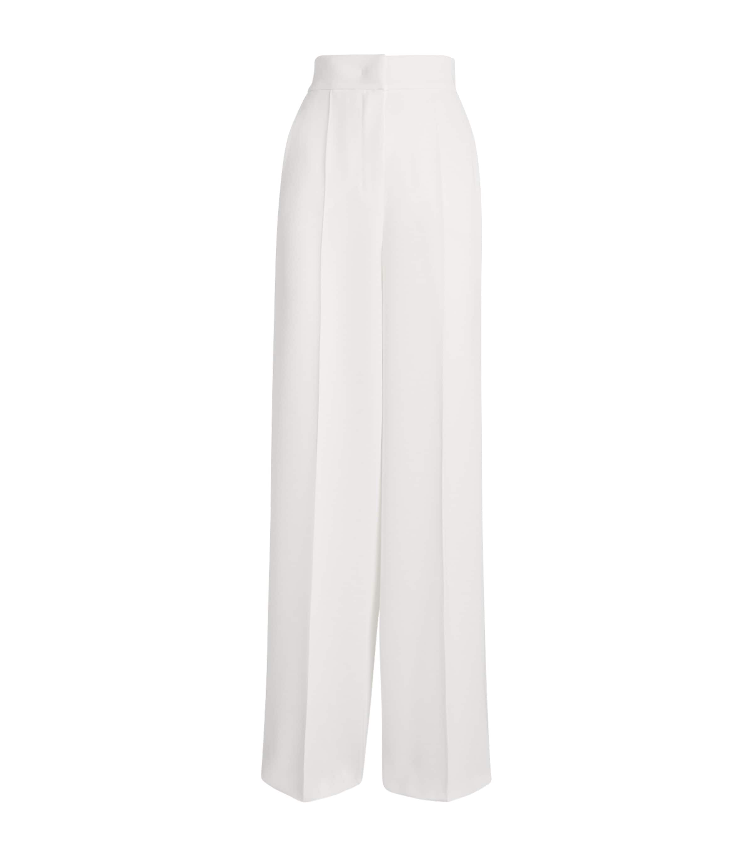 MAX MARA CADY WIDE-LEG TROUSERS